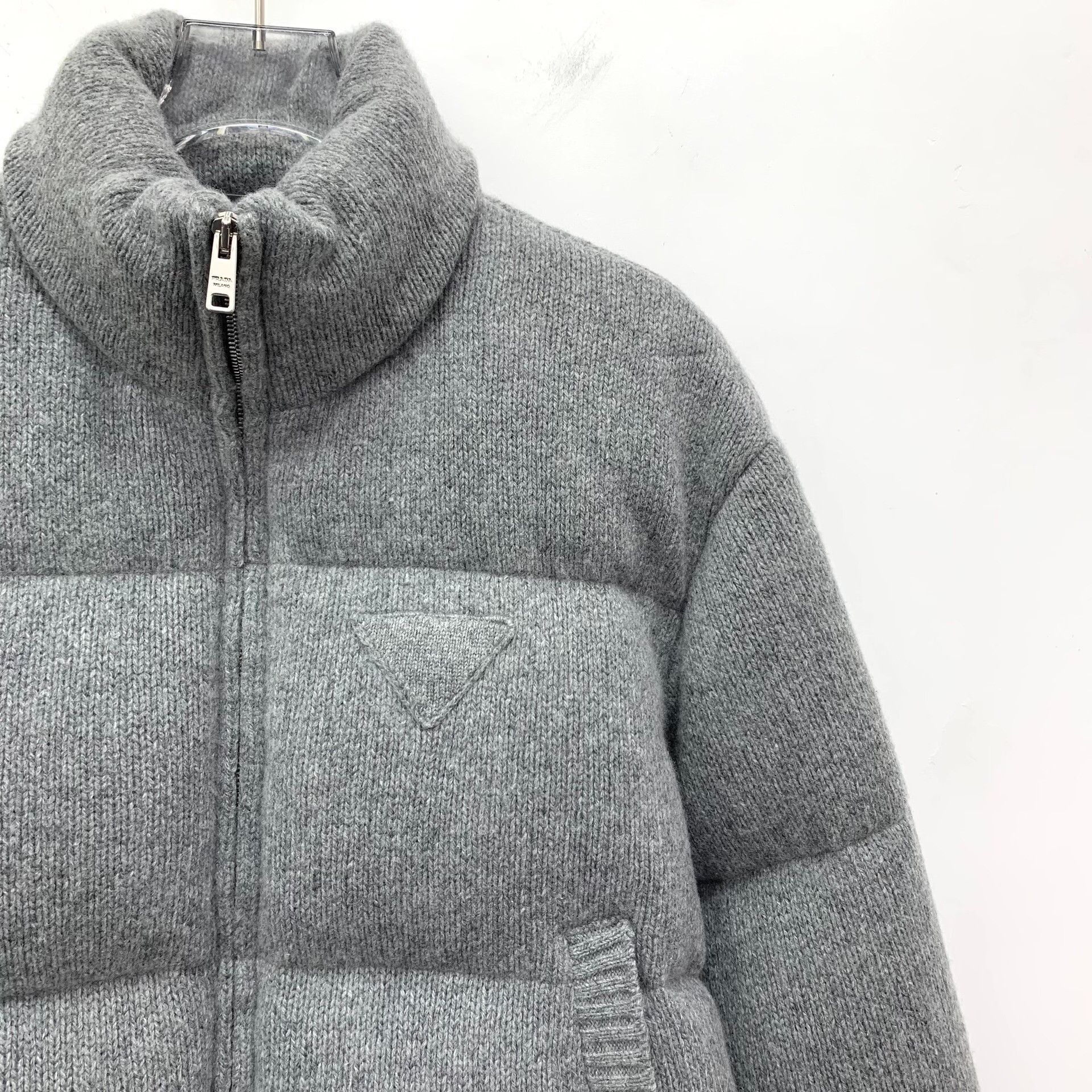 Prada Prada Wool Knit Down Jacket IT 38 Size XS / US 0-2 / IT 36-38 - 4 Thumbnail