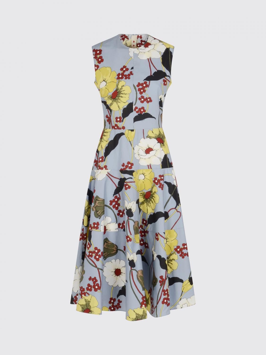 Marni Marni Dress Woman Blue Size M / US 6-8 / IT 42-44 - 2 Thumbnail