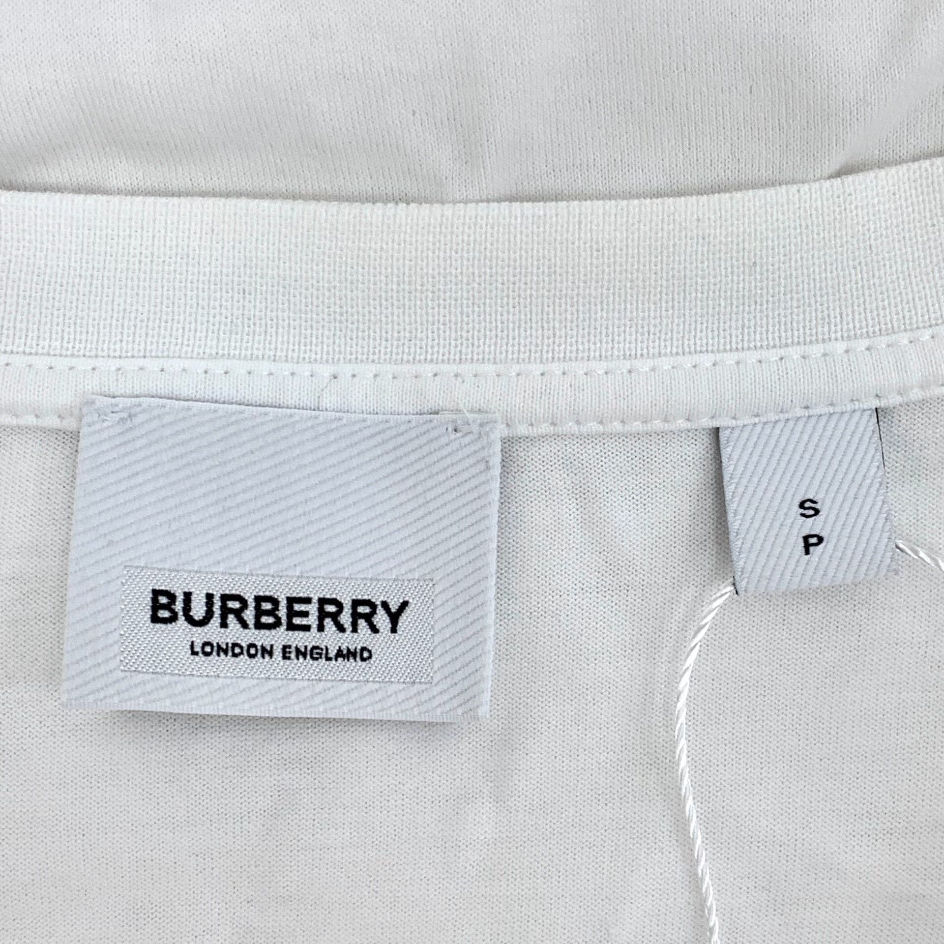 Burberry Burberry TB Monogram Logo T-Shirt White S Size US S / EU 44-46 / 1 - 6 Thumbnail