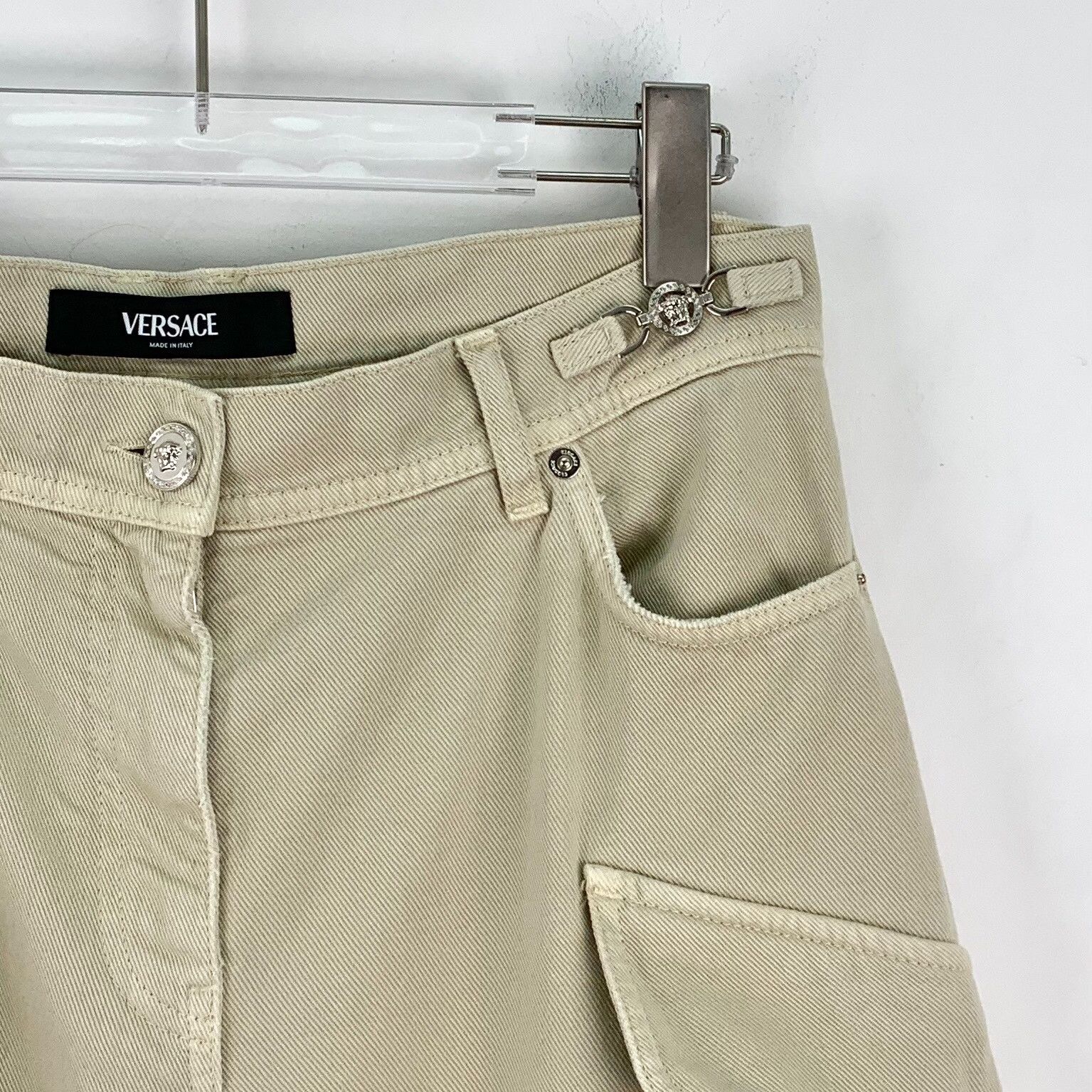 Versace Versace Khaki Multi-Pocket Cargo Pants 26 Size US 26 / EU 42 - 4 Thumbnail
