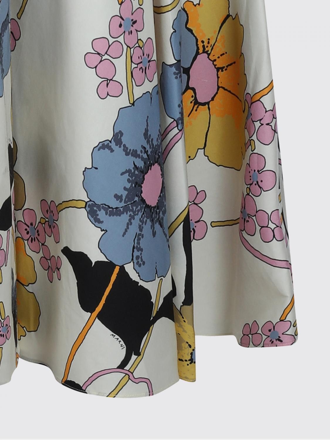 Marni Marni Dress Woman Yellow Cream Size M / US 6-8 / IT 42-44 - 4 Thumbnail