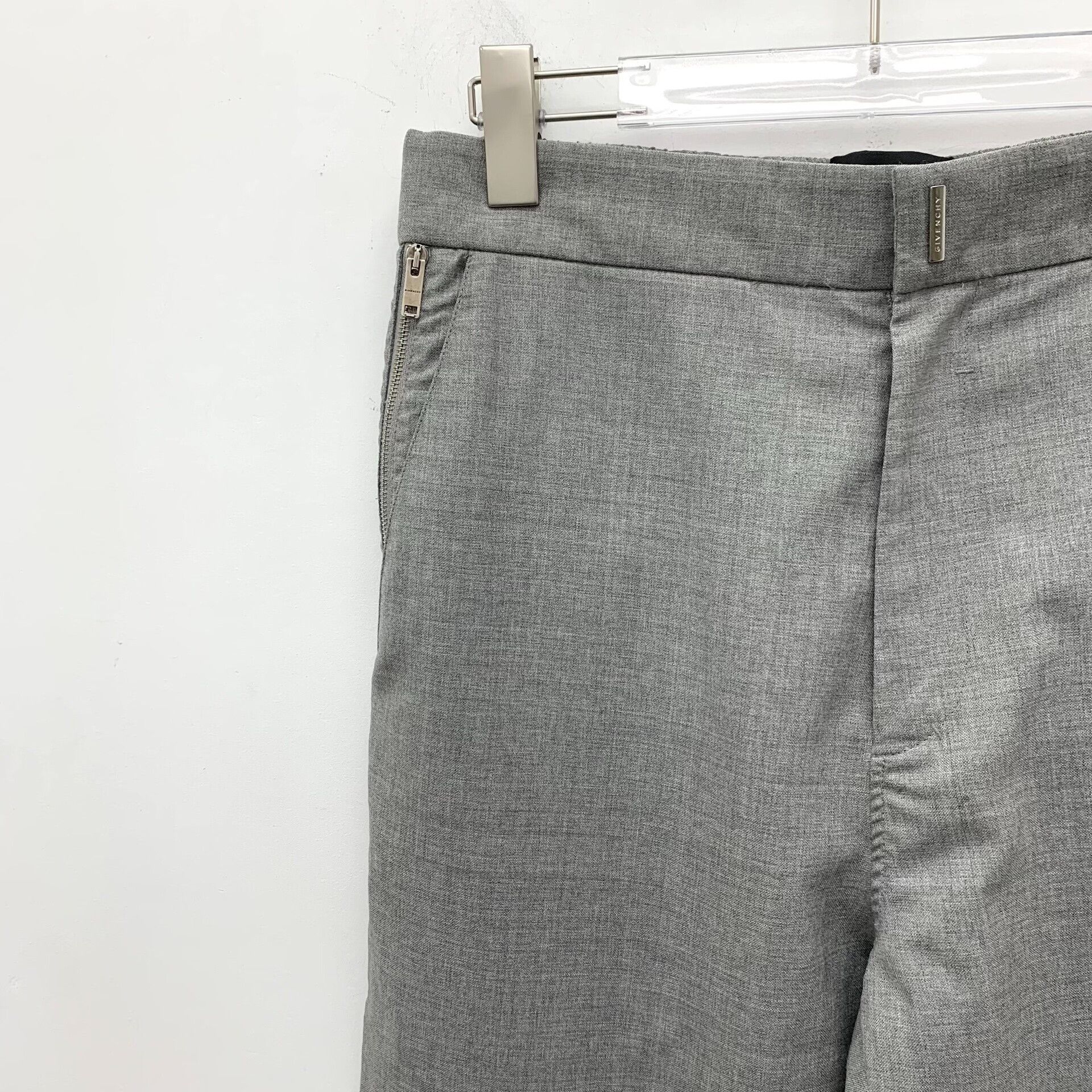 Givenchy Givenchy Grey Wool Casual Trousers 46 Size US 30 / EU 46 - 4 Thumbnail