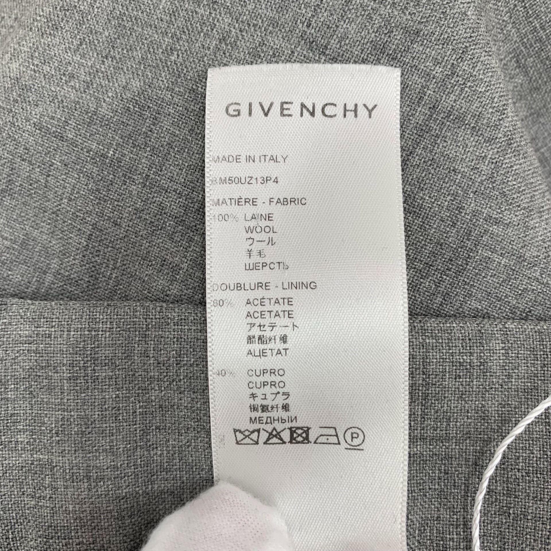 Givenchy Givenchy Grey Wool Casual Trousers 46 Size US 30 / EU 46 - 10 Thumbnail