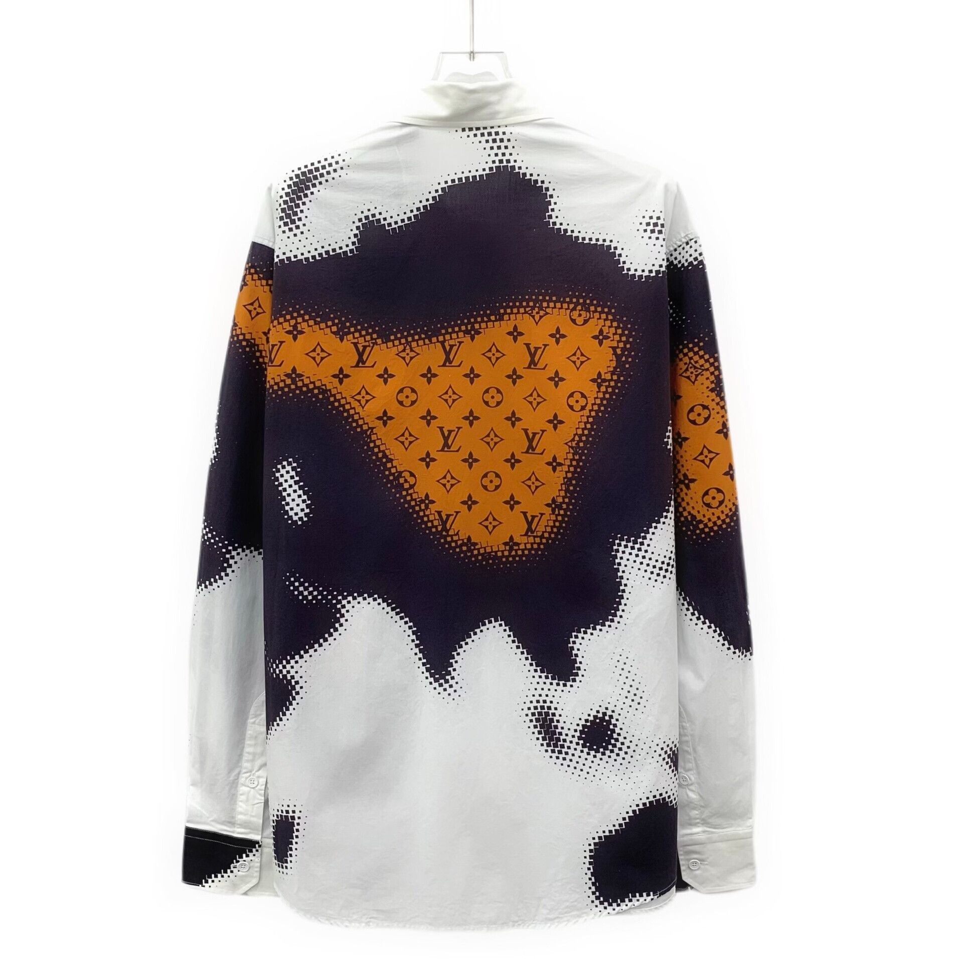 Louis Vuitton Louis Vuitton Monogram Pixel Long Sleeve Shirt Size M Size US M / EU 48-50 / 2 - 3 Thumbnail
