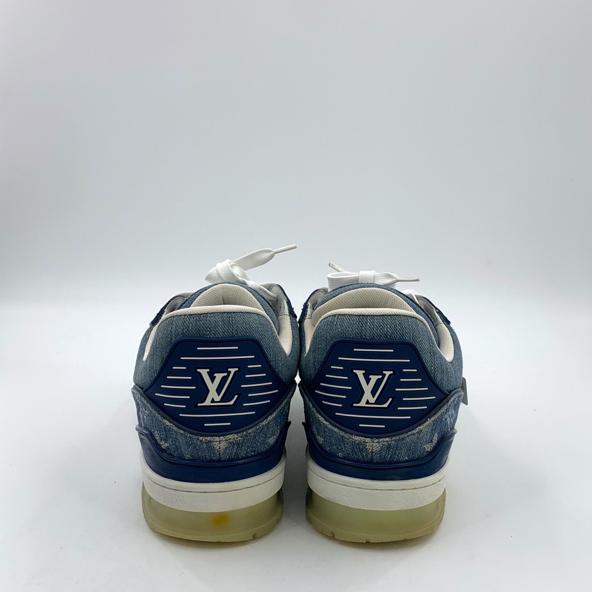 Louis Vuitton Louis Vuitton Monogram Denim Trainer Sneakers 8 Size US 9 / EU 42 - 5 Thumbnail