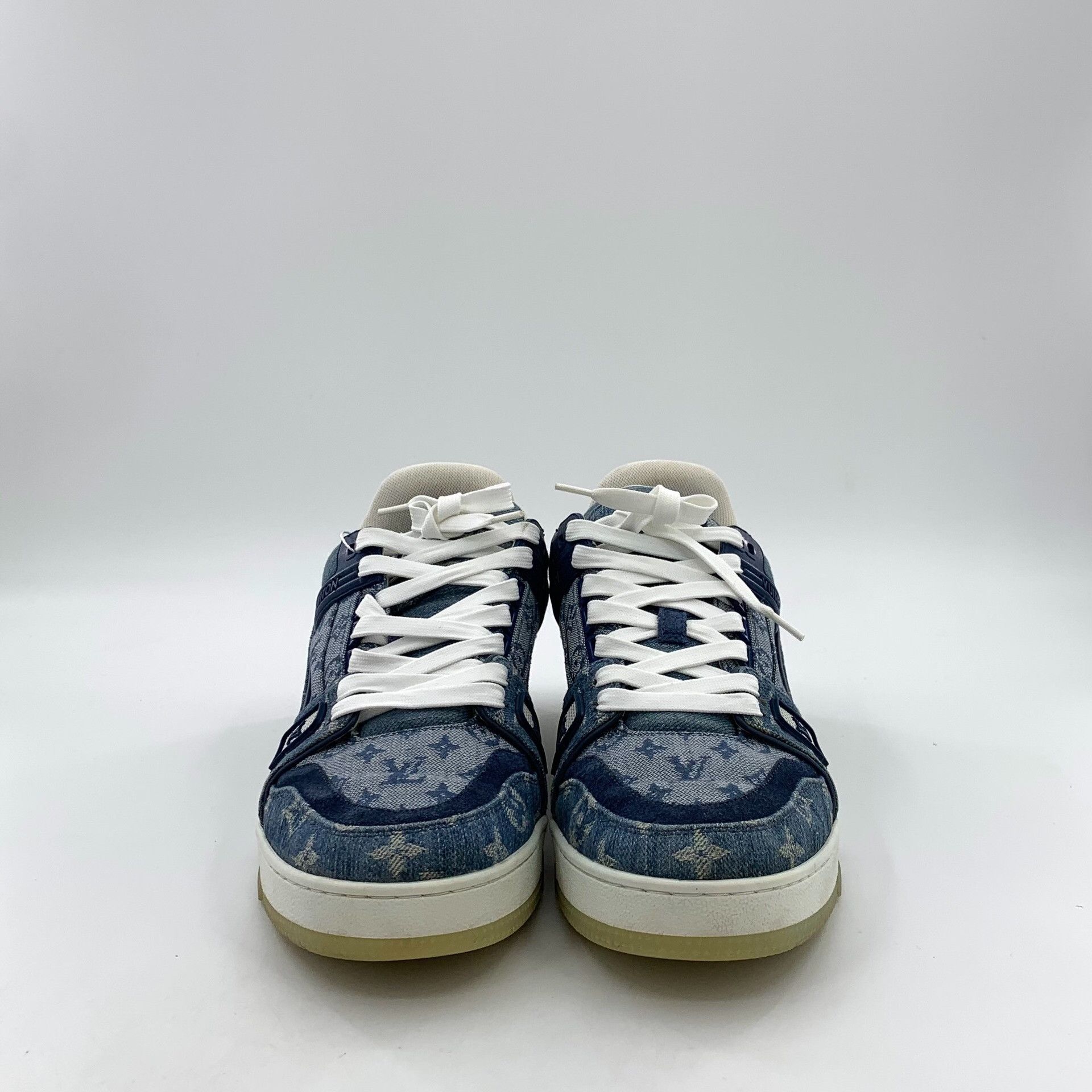 Louis Vuitton Louis Vuitton Monogram Denim Trainer Sneakers 8 Size US 9 / EU 42 - 4 Thumbnail
