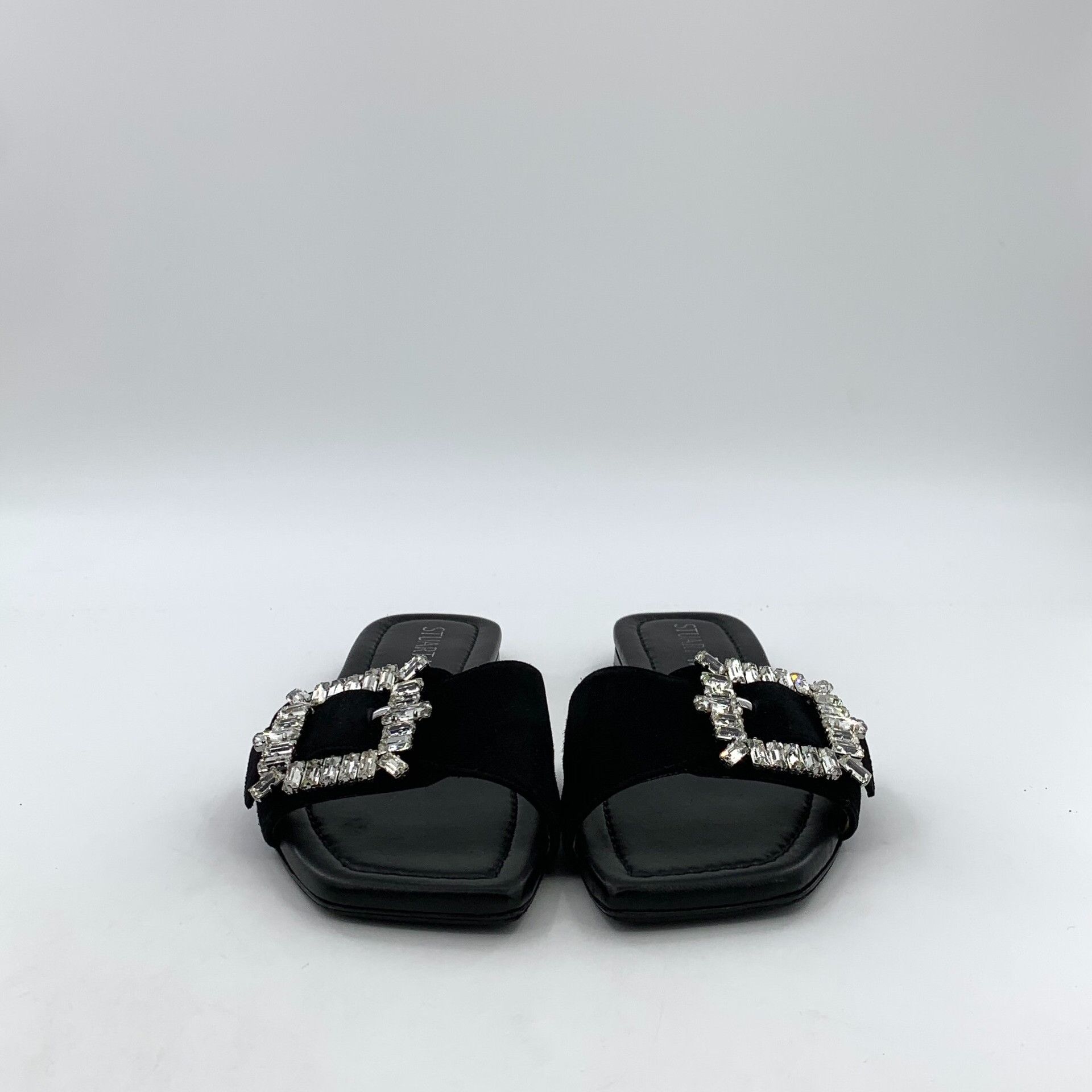 Stuart Weitzman Stuart Weitzman Crystal Buckle Slides Size 37 Size US 7 / IT 37 - 4 Thumbnail