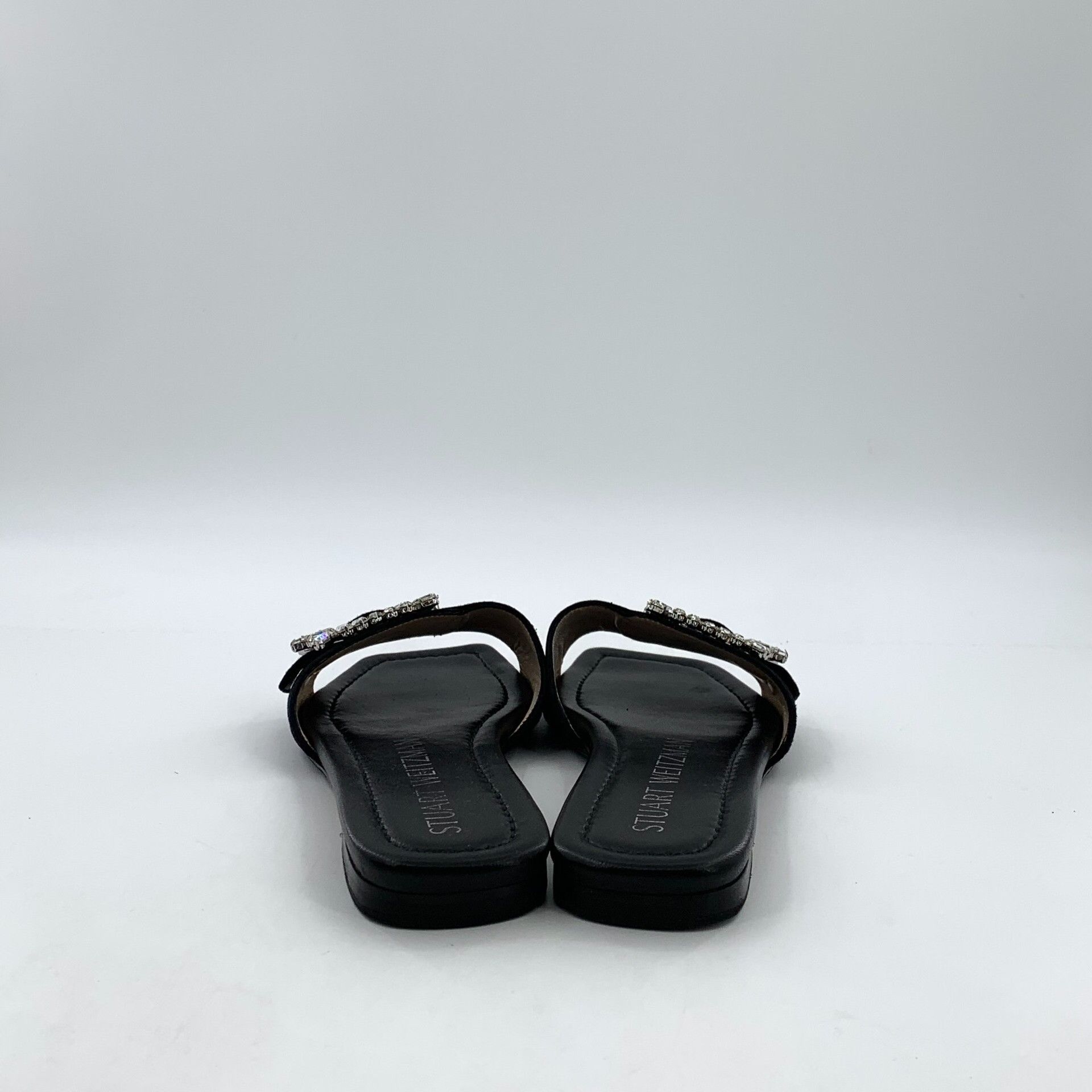 Stuart Weitzman Stuart Weitzman Crystal Buckle Slides Size 37 Size US 7 / IT 37 - 5 Thumbnail