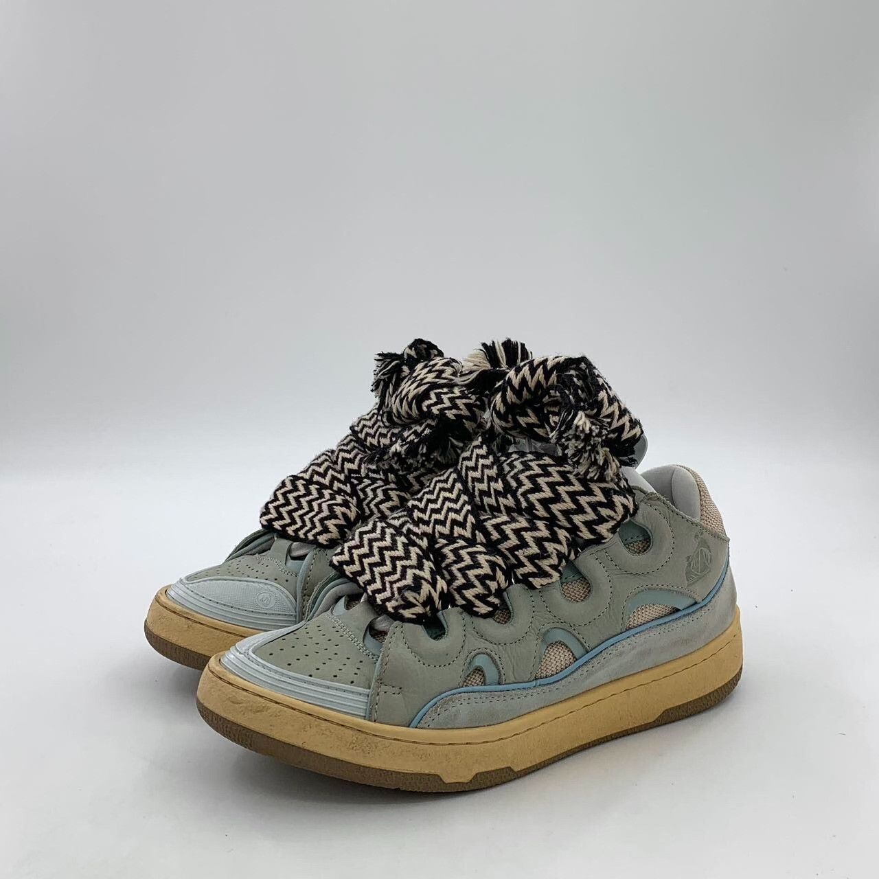 Lanvin Lanvin Curb Leather Sneakers Size 37 Size US 5 / EU 37 - 2 Thumbnail