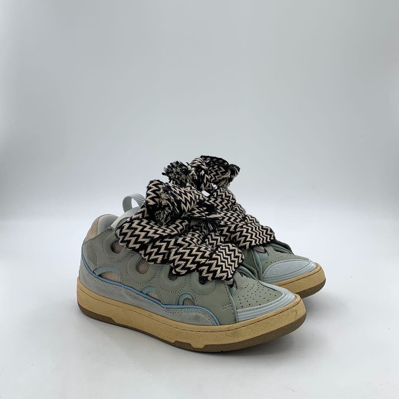 Lanvin Lanvin Curb Leather Sneakers Size 37 Size US 5 / EU 37 - 3 Thumbnail