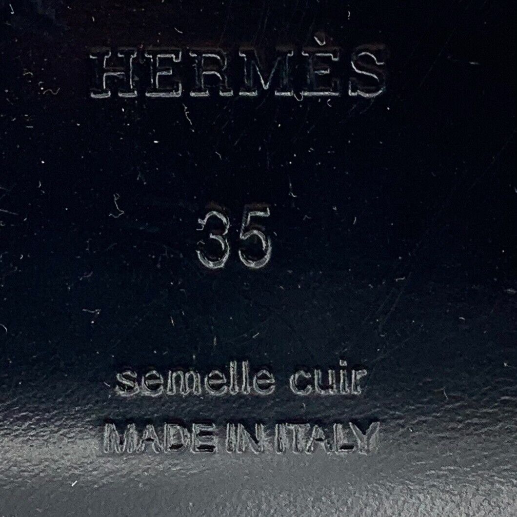 Hermes Hermes Kelly Buckle Studded Leather Clogs 35 Size US 5 / IT 35 - 7 Thumbnail