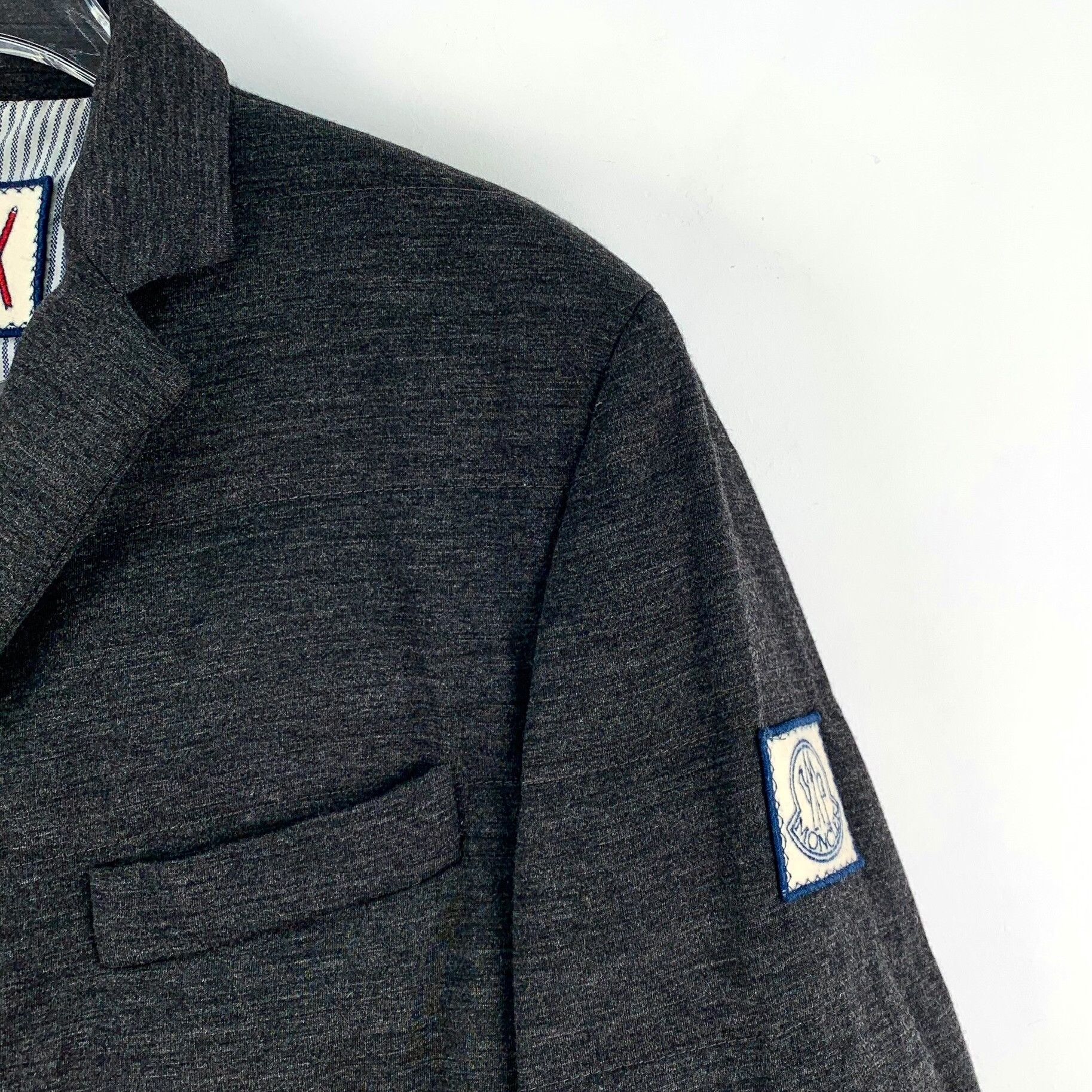 Moncler Moncler x Thom Browne Wool Down Blazer 38R Size 38R - 4 Thumbnail
