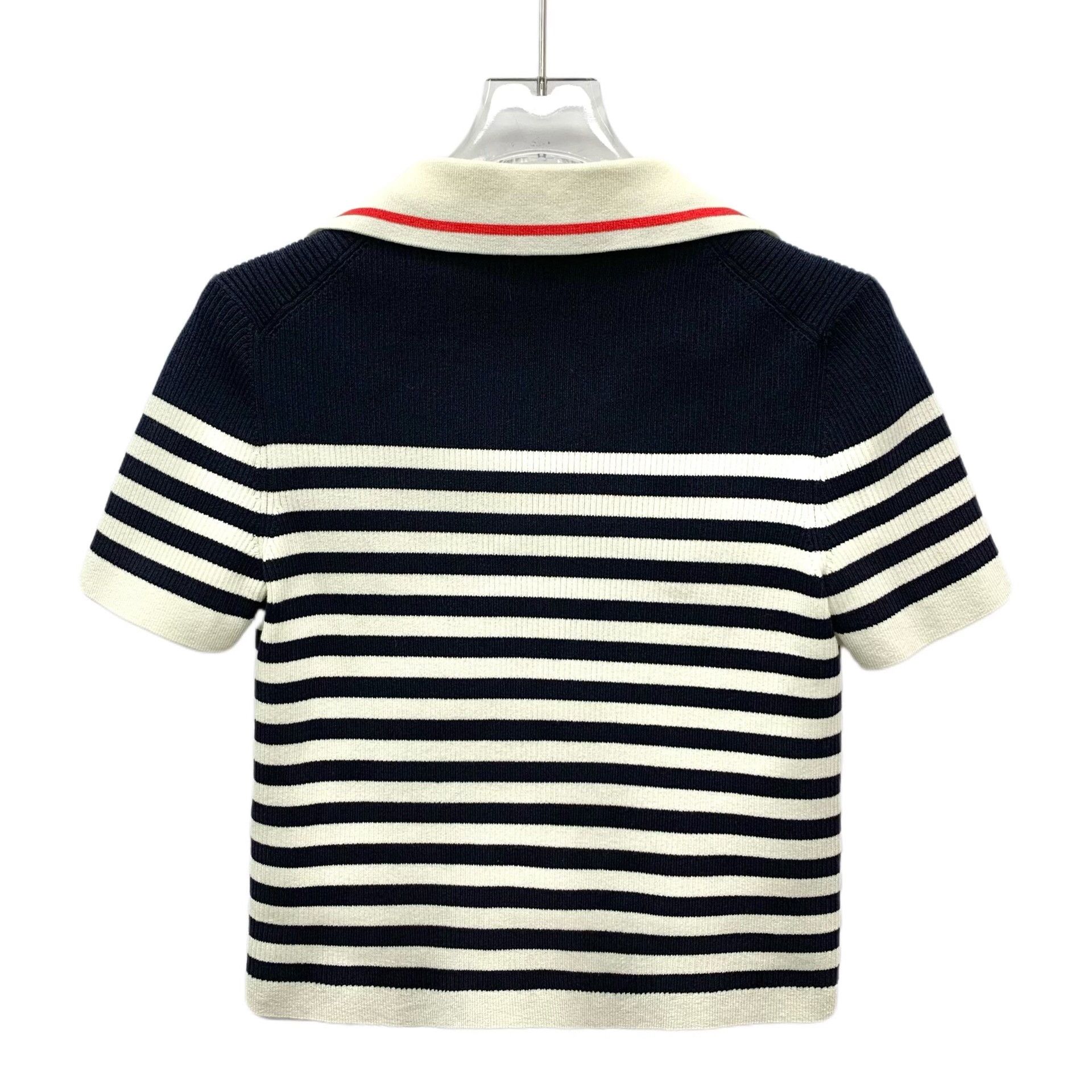 Gucci Gucci Striped Logo Knit Polo Size M Size M / US 6-8 / IT 42-44 - 3 Thumbnail