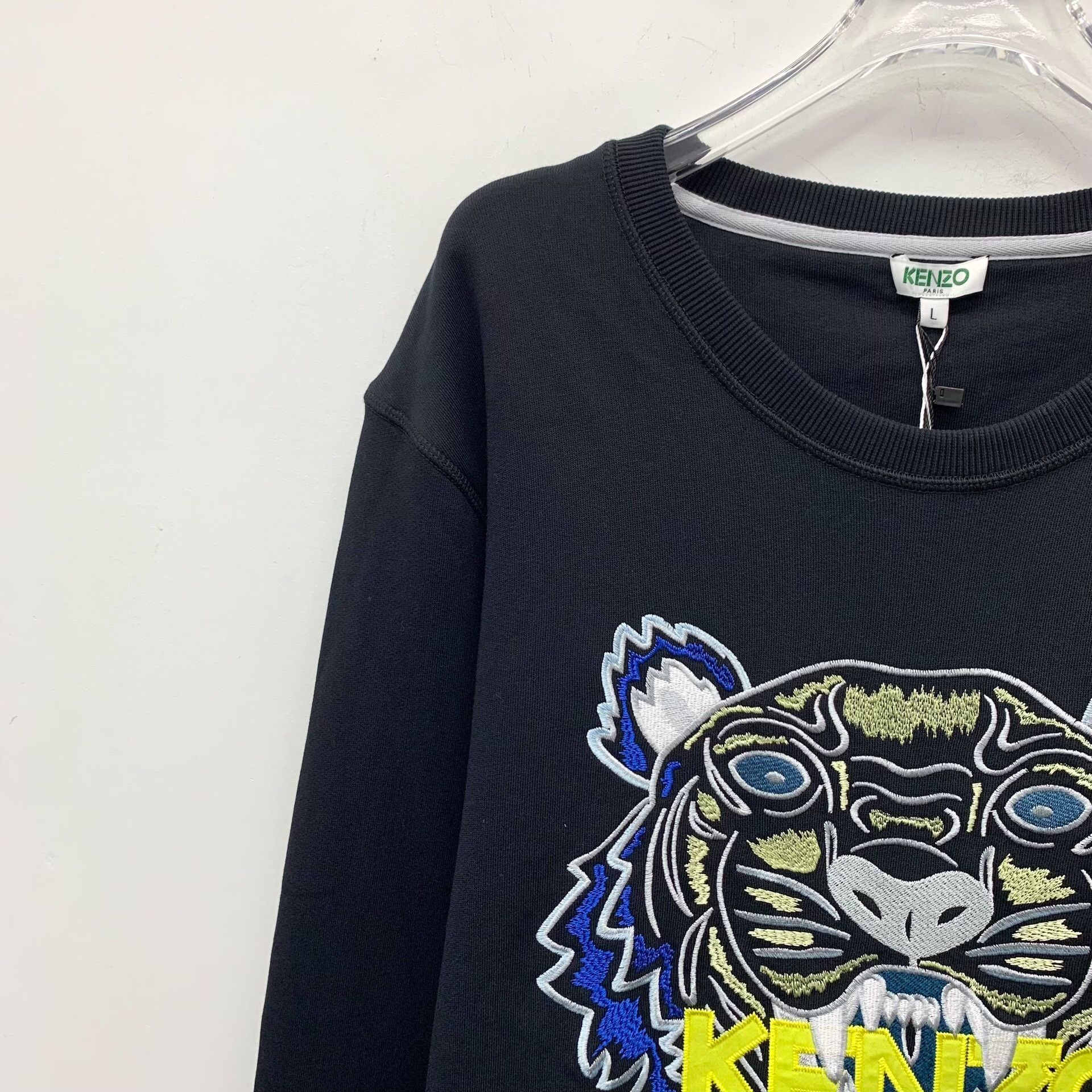 Kenzo Kenzo Tiger Head Embroidery Sweatshirt L Size US L / EU 52-54 / 3 - 4 Thumbnail