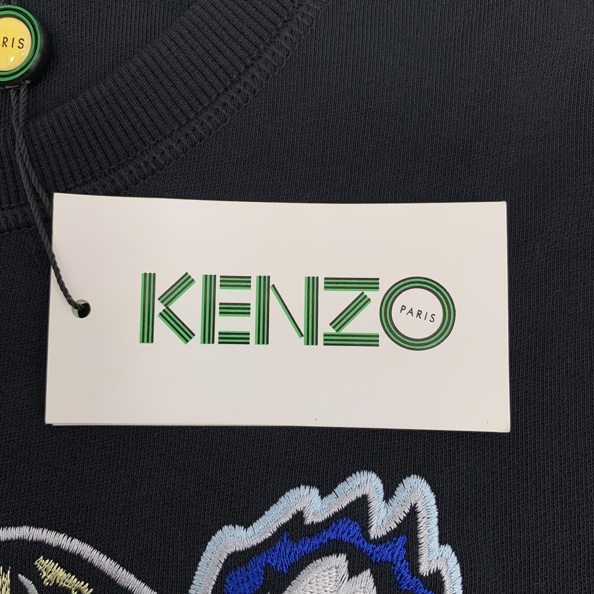 Kenzo Kenzo Tiger Head Embroidery Sweatshirt L Size US L / EU 52-54 / 3 - 7 Thumbnail