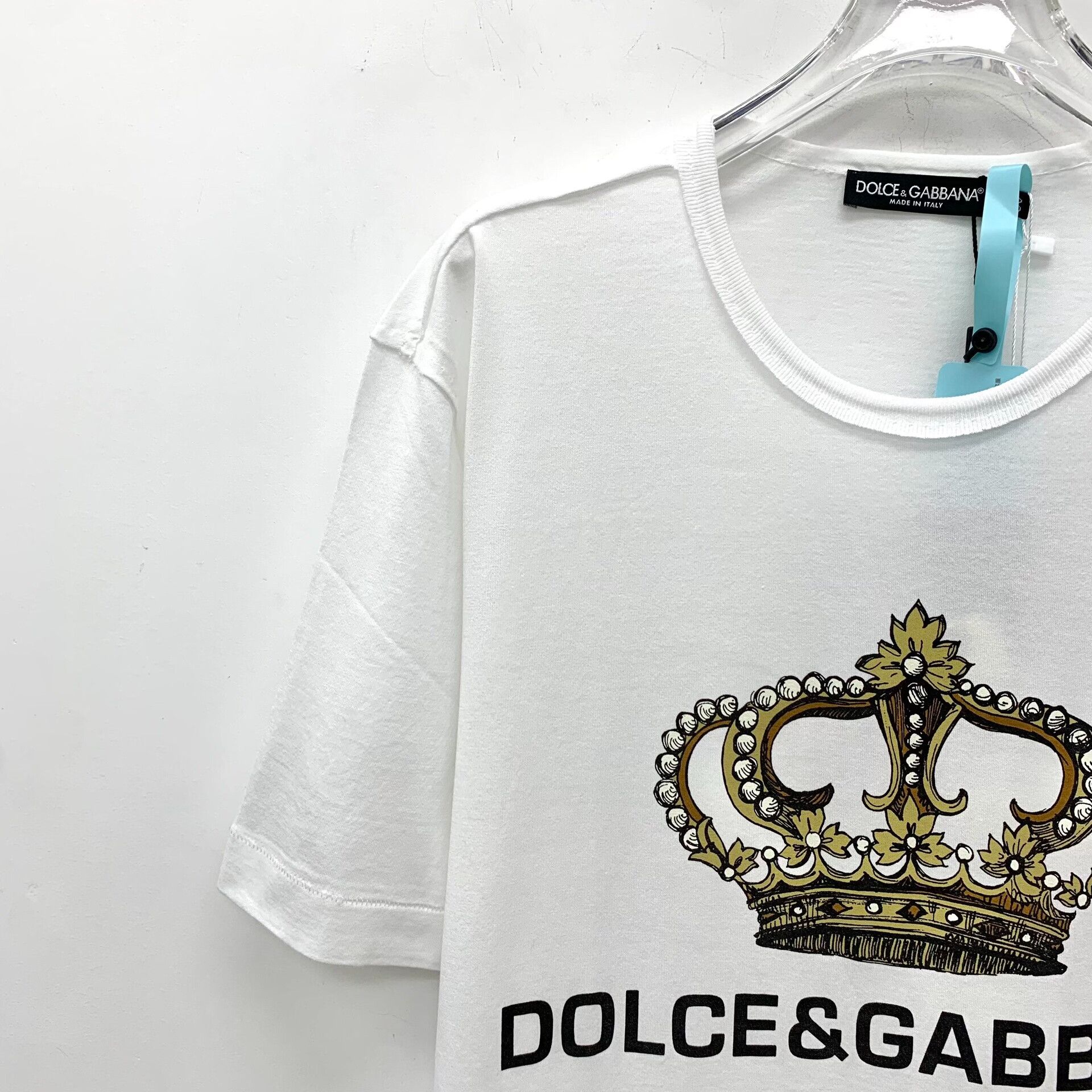 Dolce & Gabbana Dolce & Gabbana Crown Logo Graphic T-Shirt 50 Size US M / EU 48-50 / 2 - 4 Thumbnail
