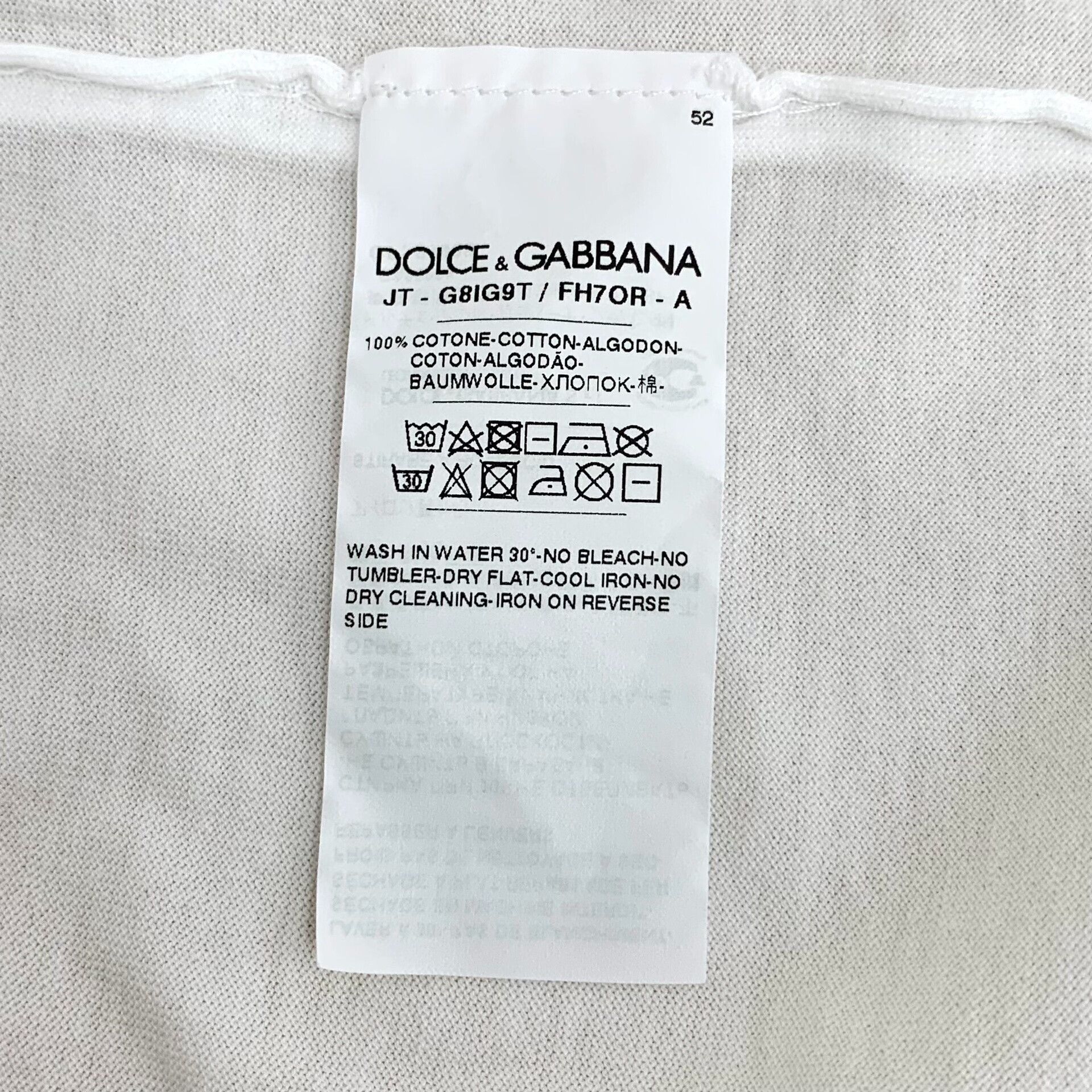 Dolce & Gabbana Dolce & Gabbana Crown Logo Graphic T-Shirt 50 Size US M / EU 48-50 / 2 - 9 Thumbnail