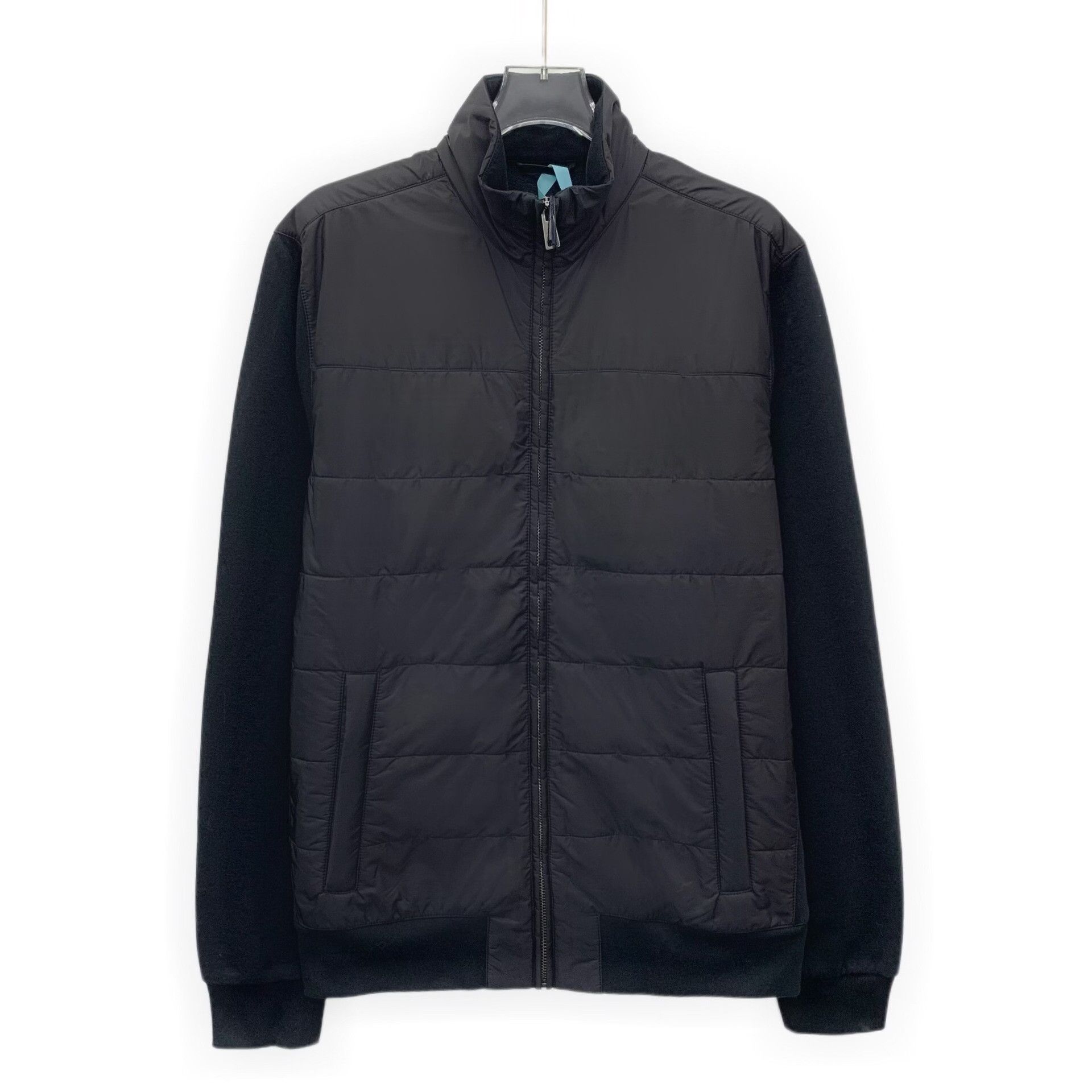Prada Prada Mixed Media Padded Zip Jacket Size M Size US M / EU 48-50 / 2 - 2 Thumbnail