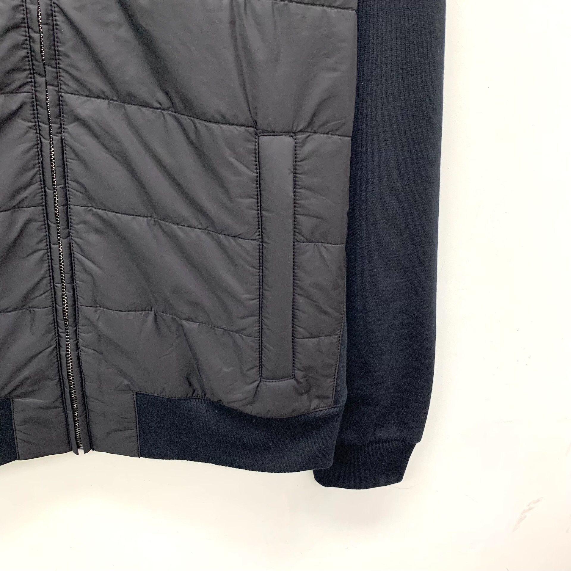 Prada Prada Mixed Media Padded Zip Jacket Size M Size US M / EU 48-50 / 2 - 5 Thumbnail