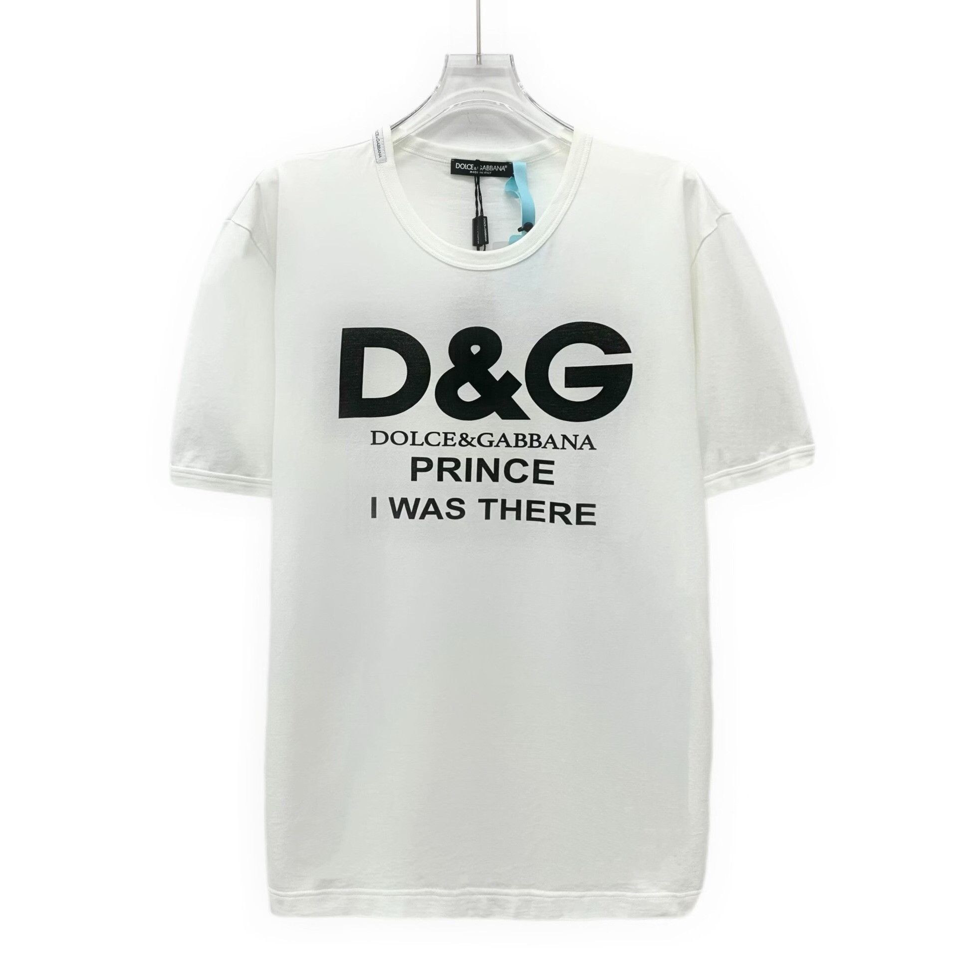 Dolce & Gabbana Dolce & Gabbana Prince Logo Print T-Shirt M Size US M / EU 48-50 / 2 - 2 Thumbnail