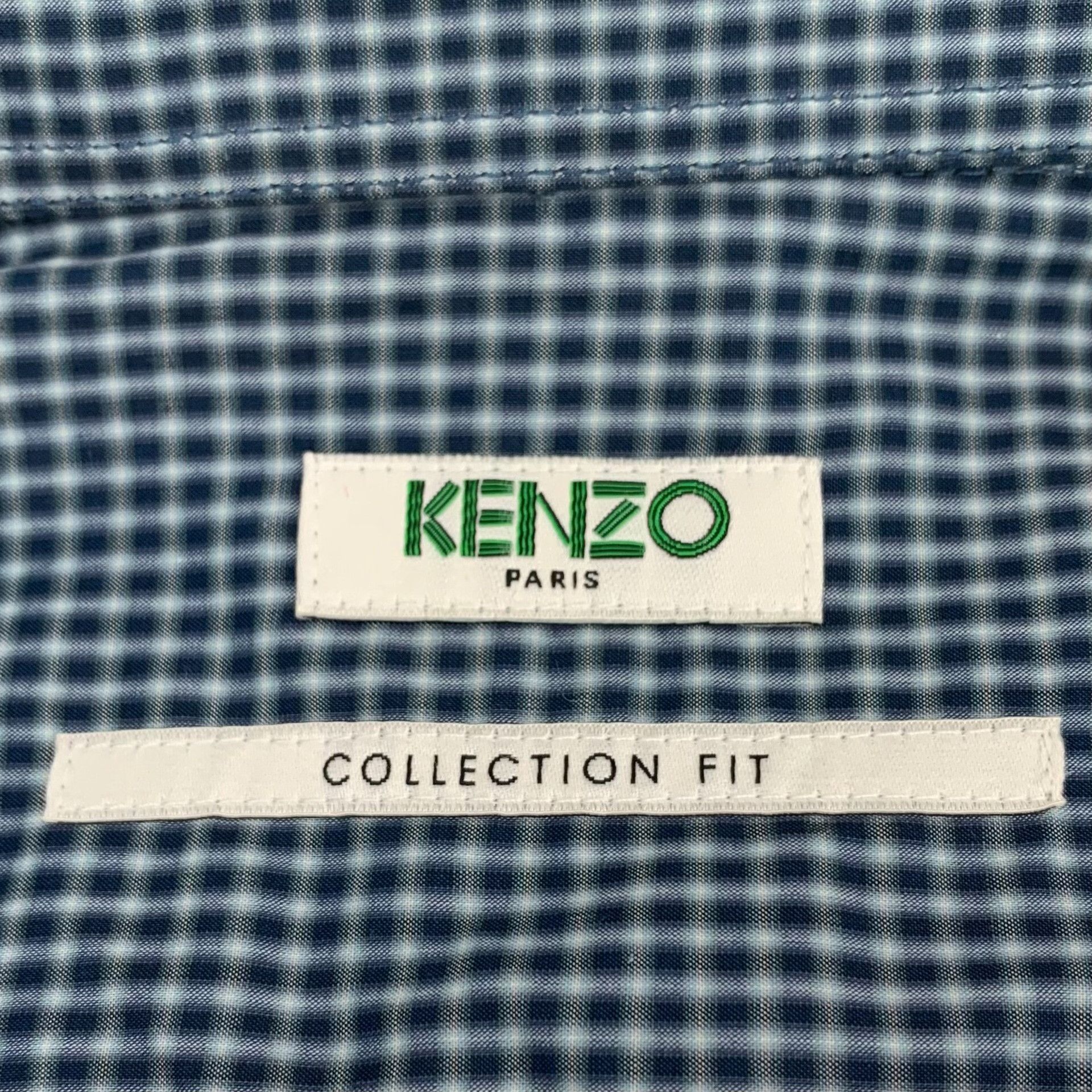 Kenzo Kenzo Checked Collection Fit Shirt EU 40 Size US M / EU 48-50 / 2 - 6 Thumbnail