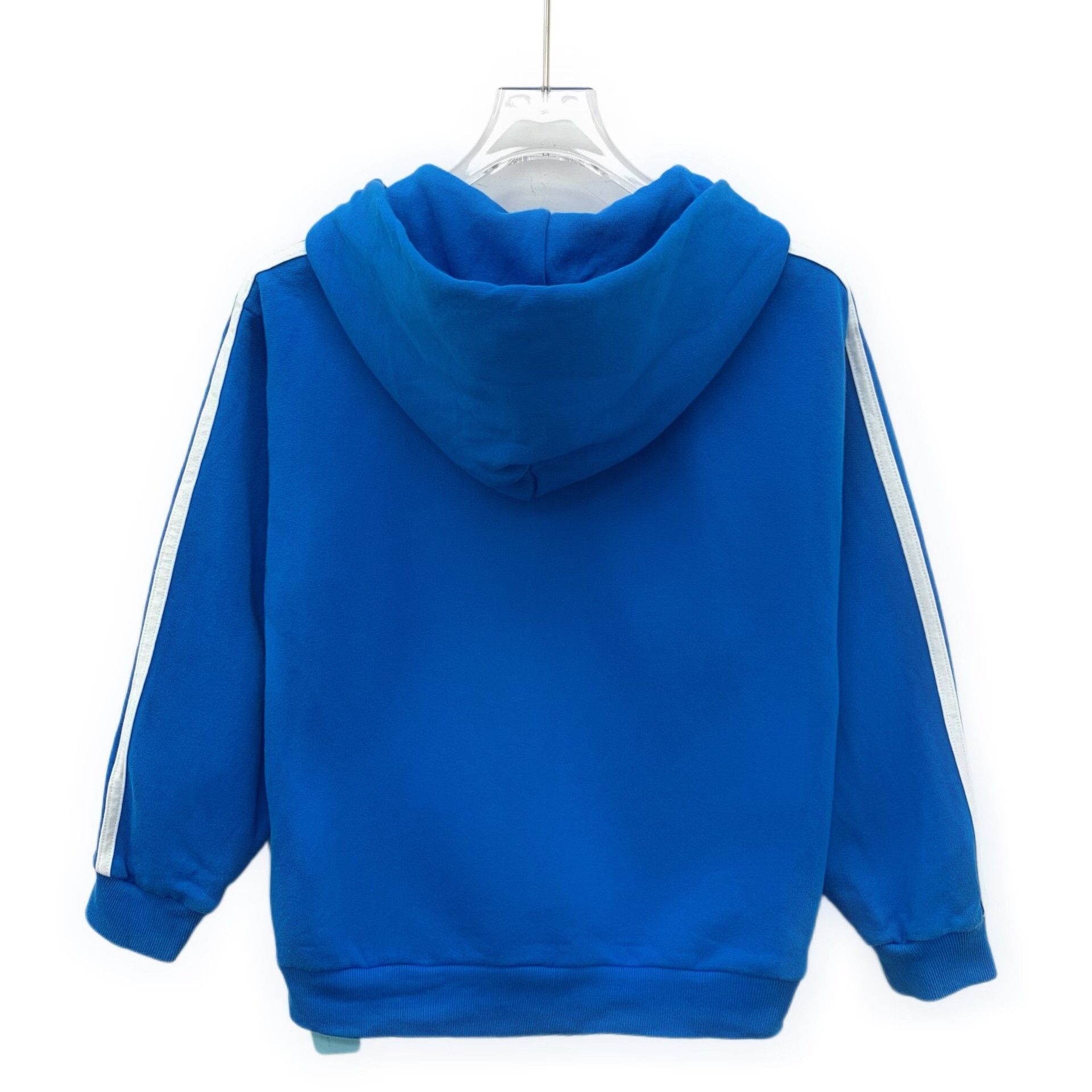 Adidas × Balenciaga Balenciaga x Adidas Blue Stripe Zip Hoodie 8 Size US XXS / EU 40 - 3 Thumbnail