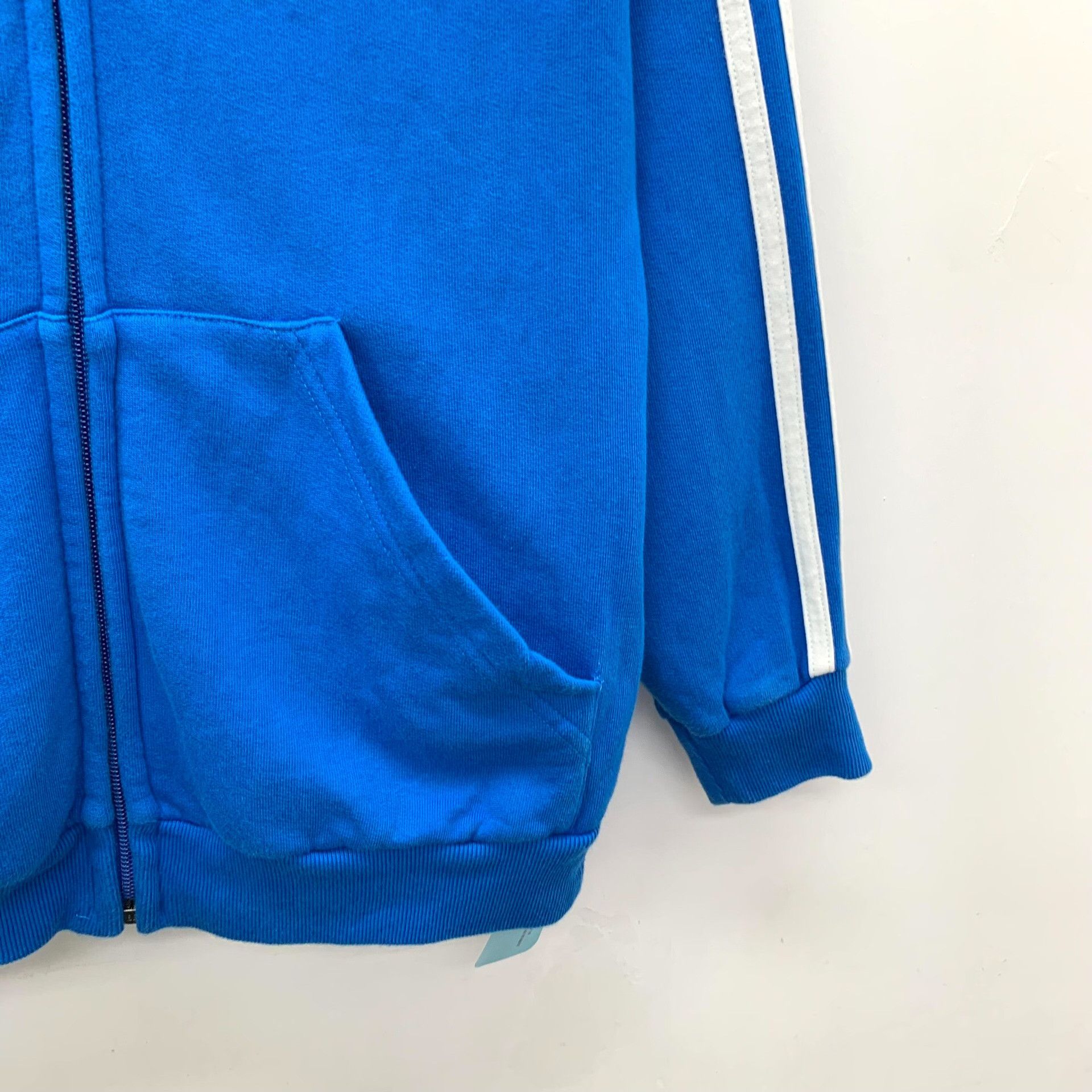 Adidas × Balenciaga Balenciaga x Adidas Blue Stripe Zip Hoodie 8 Size US XXS / EU 40 - 5 Thumbnail