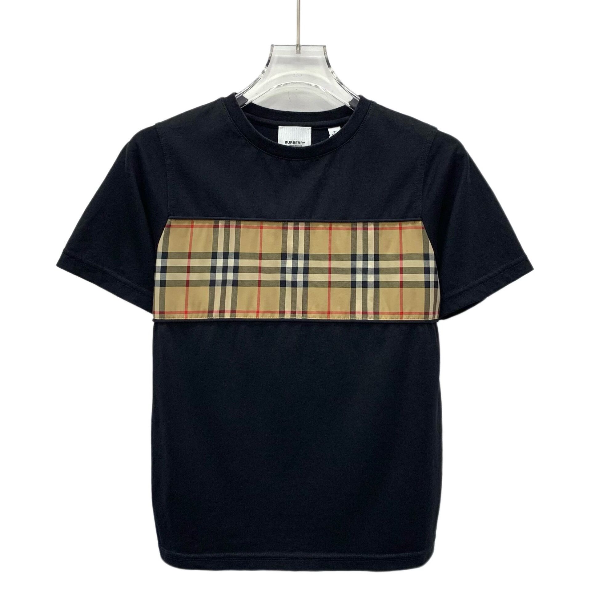 Burberry Burberry Check Panel T-Shirt Size 8Y Size US XXS / EU 40 - 2 Thumbnail