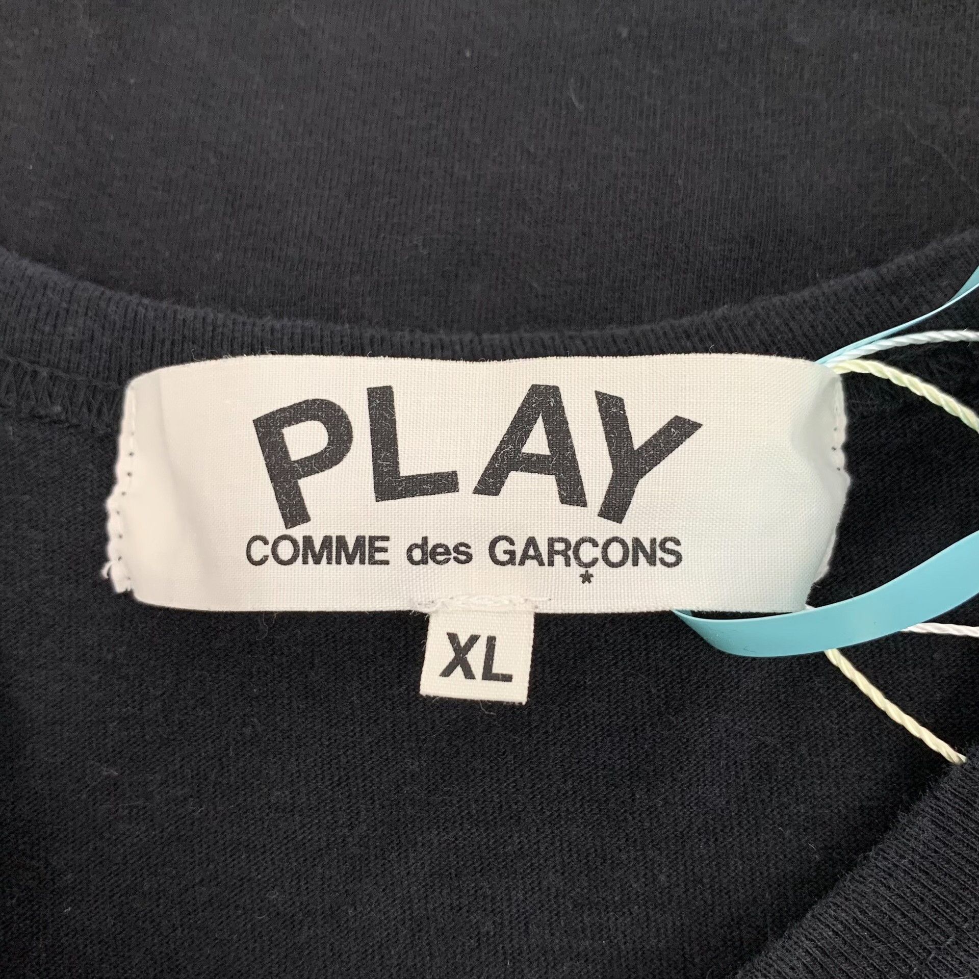 Comme des Garcons PLAY CDG Play Double Heart Short Sleeve T-Shirt XL Size US XL / EU 56 / 4 - 6 Thumbnail