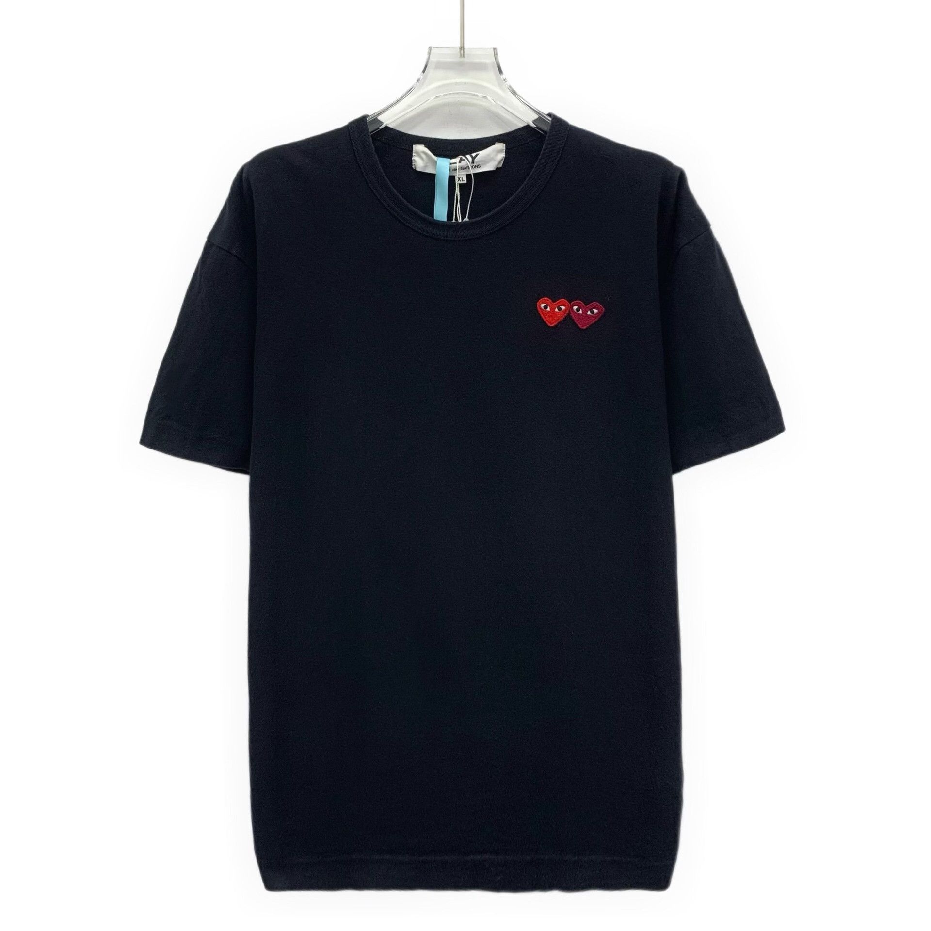 Comme des Garcons PLAY CDG Play Double Heart Short Sleeve T-Shirt XL Size US XL / EU 56 / 4 - 2 Thumbnail
