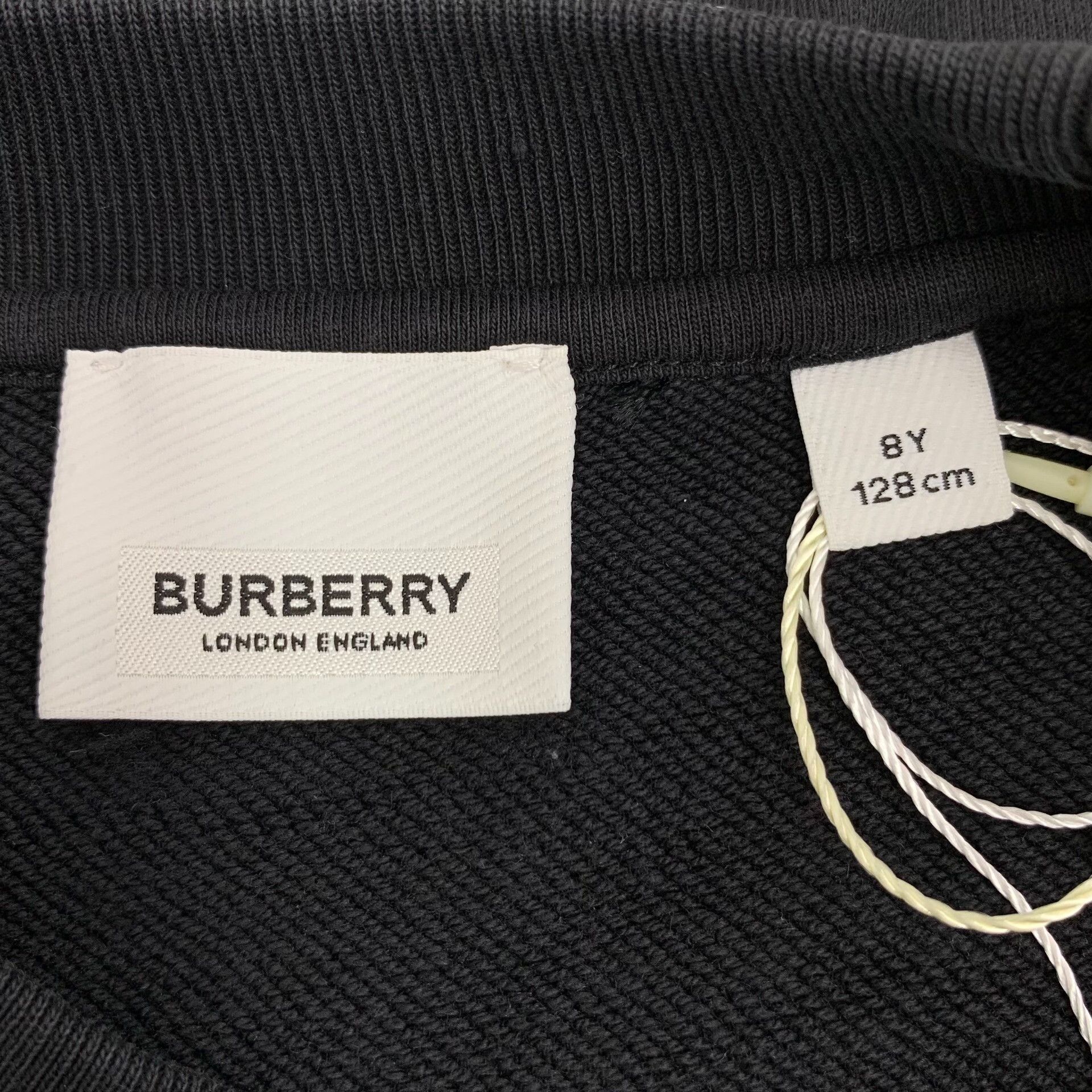 Burberry Burberry Striped Sleeve Patchwork Sweatshirt Size 8Y Size US XXS / EU 40 - 7 Thumbnail