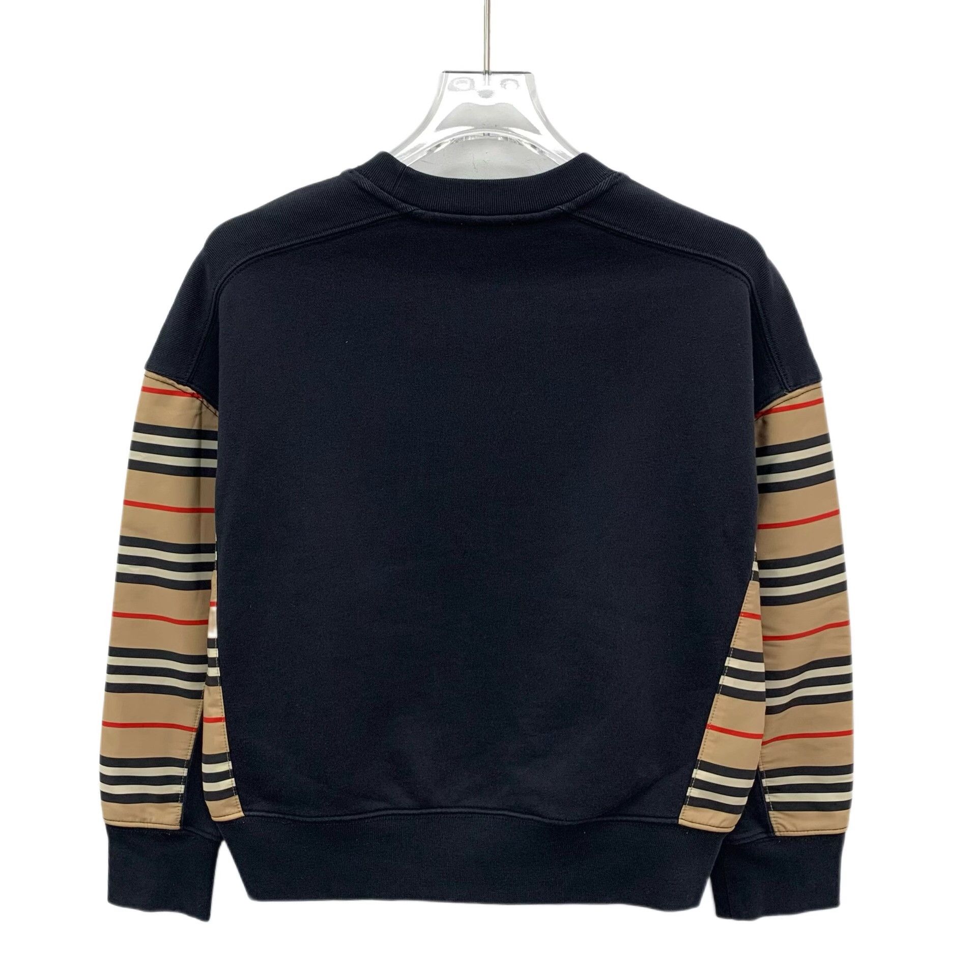 Burberry Burberry Striped Sleeve Patchwork Sweatshirt Size 8Y Size US XXS / EU 40 - 3 Thumbnail