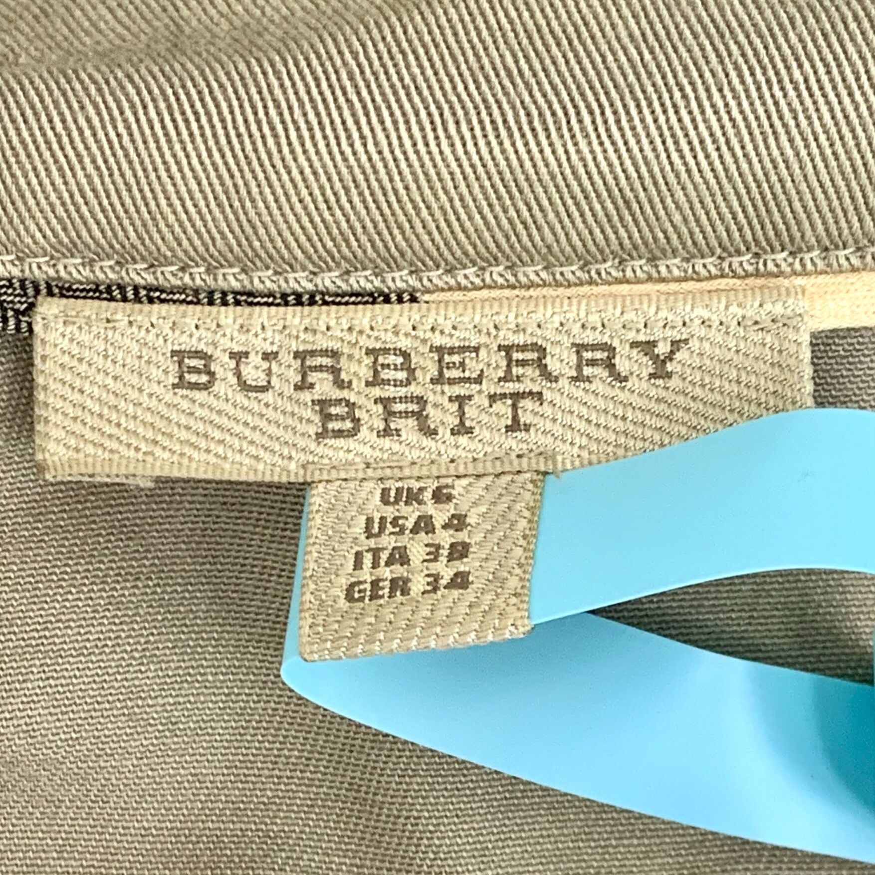 Burberry Burberry Brit Khaki Cotton Trench Dress ITA 38 Size XS / US 0-2 / IT 36-38 - 6 Thumbnail