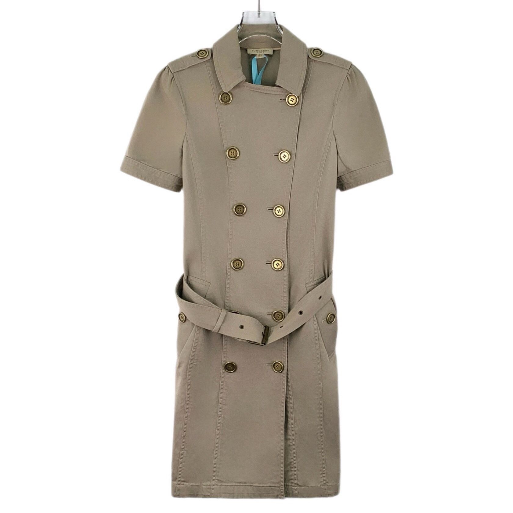 Burberry Burberry Brit Khaki Cotton Trench Dress ITA 38 Size XS / US 0-2 / IT 36-38 - 2 Thumbnail