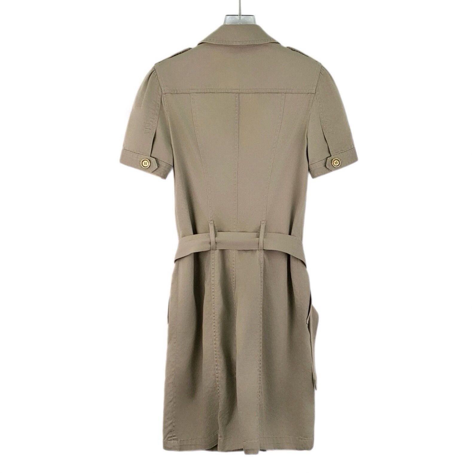 Burberry Burberry Brit Khaki Cotton Trench Dress ITA 38 Size XS / US 0-2 / IT 36-38 - 3 Thumbnail