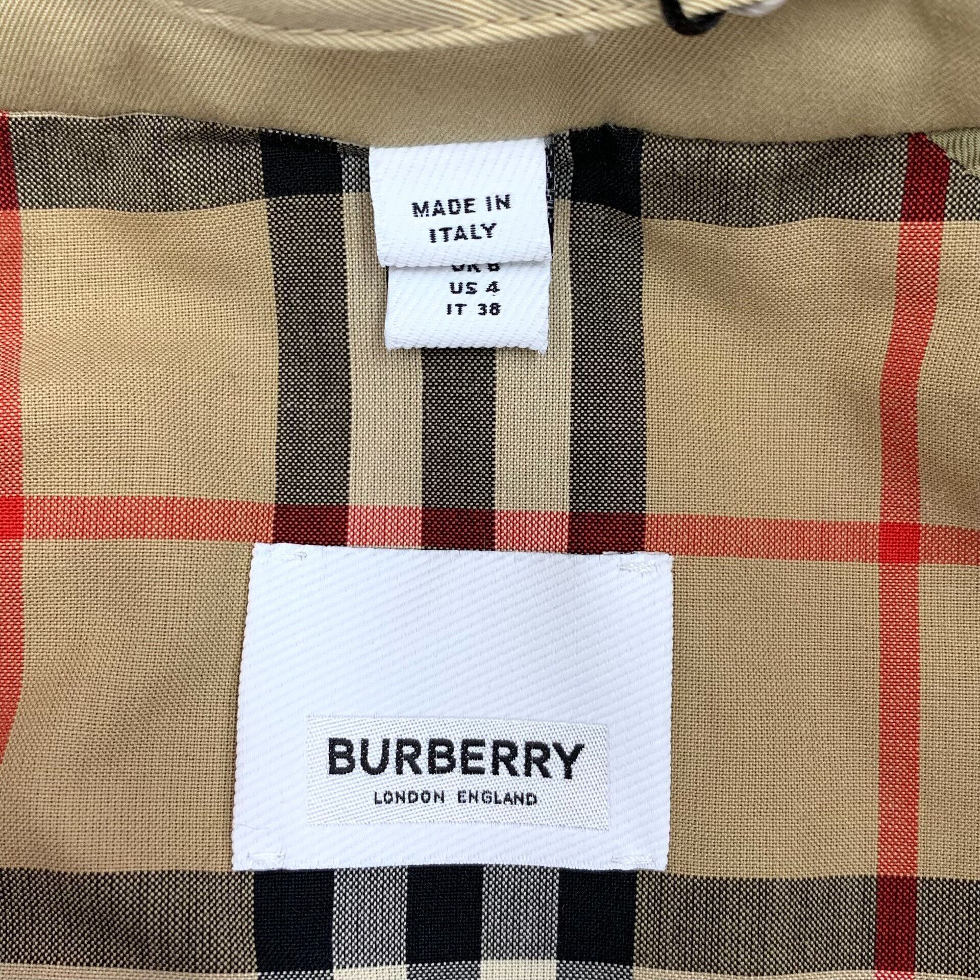 Burberry Burberry Monogram Fringe Trench Jacket IT 38 Size XS / US 0-2 / IT 36-38 - 6 Thumbnail