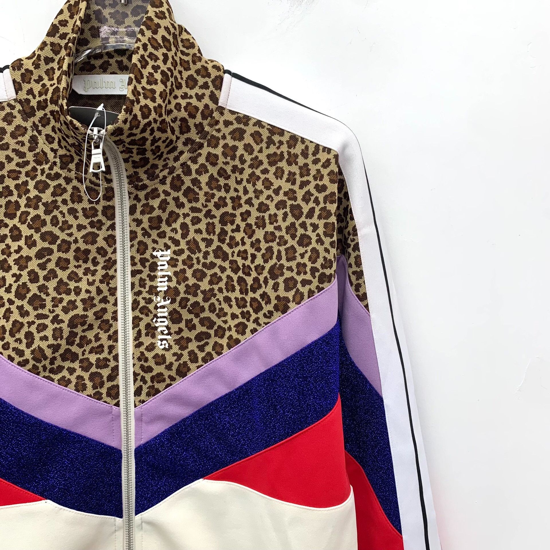 Palm Angels Palm Angels Leopard Colorblock Track Jacket XS Size XS / US 0-2 / IT 36-38 - 4 Thumbnail