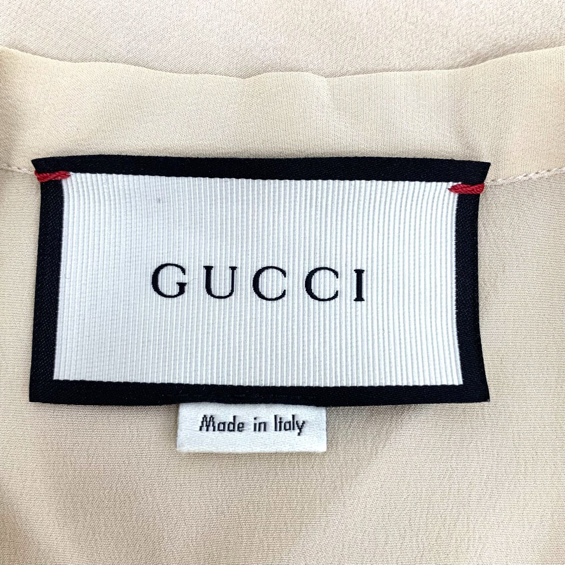 Gucci Gucci Silk Ruffle Bow Tie Blouse IT 40 Size S / US 4 / IT 40 - 6 Thumbnail