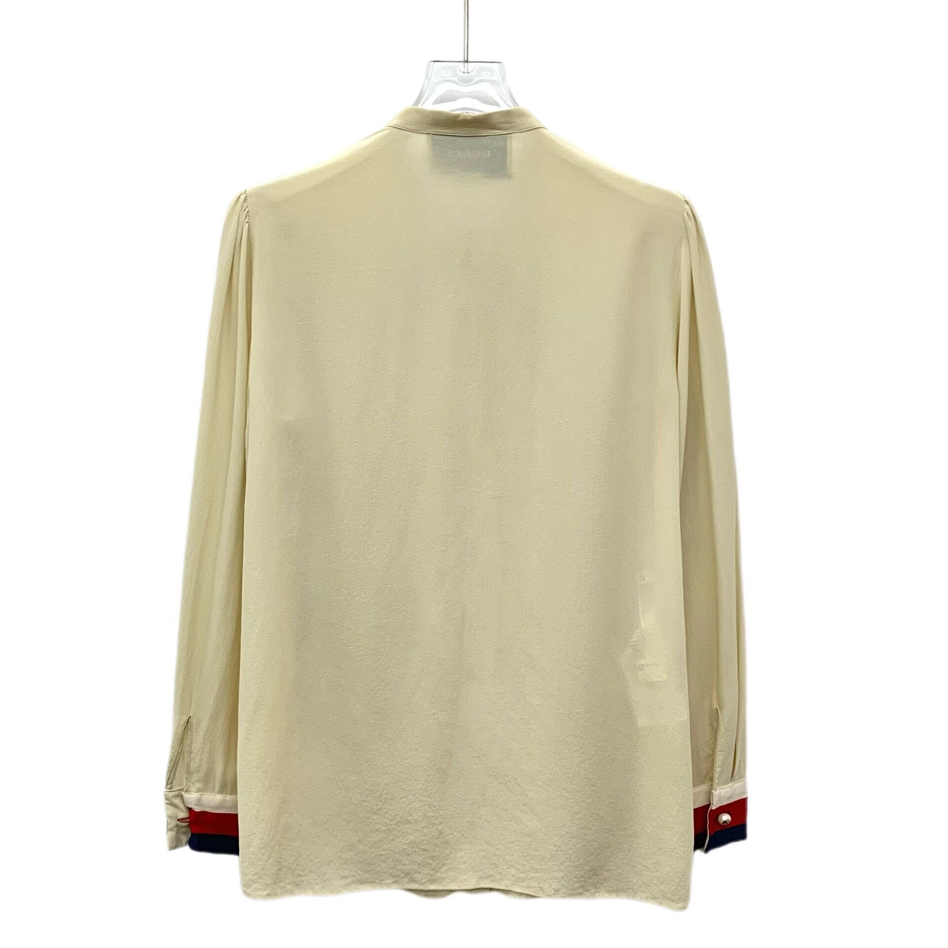 Gucci Gucci Silk Ruffle Bow Tie Blouse IT 40 Size S / US 4 / IT 40 - 3 Thumbnail