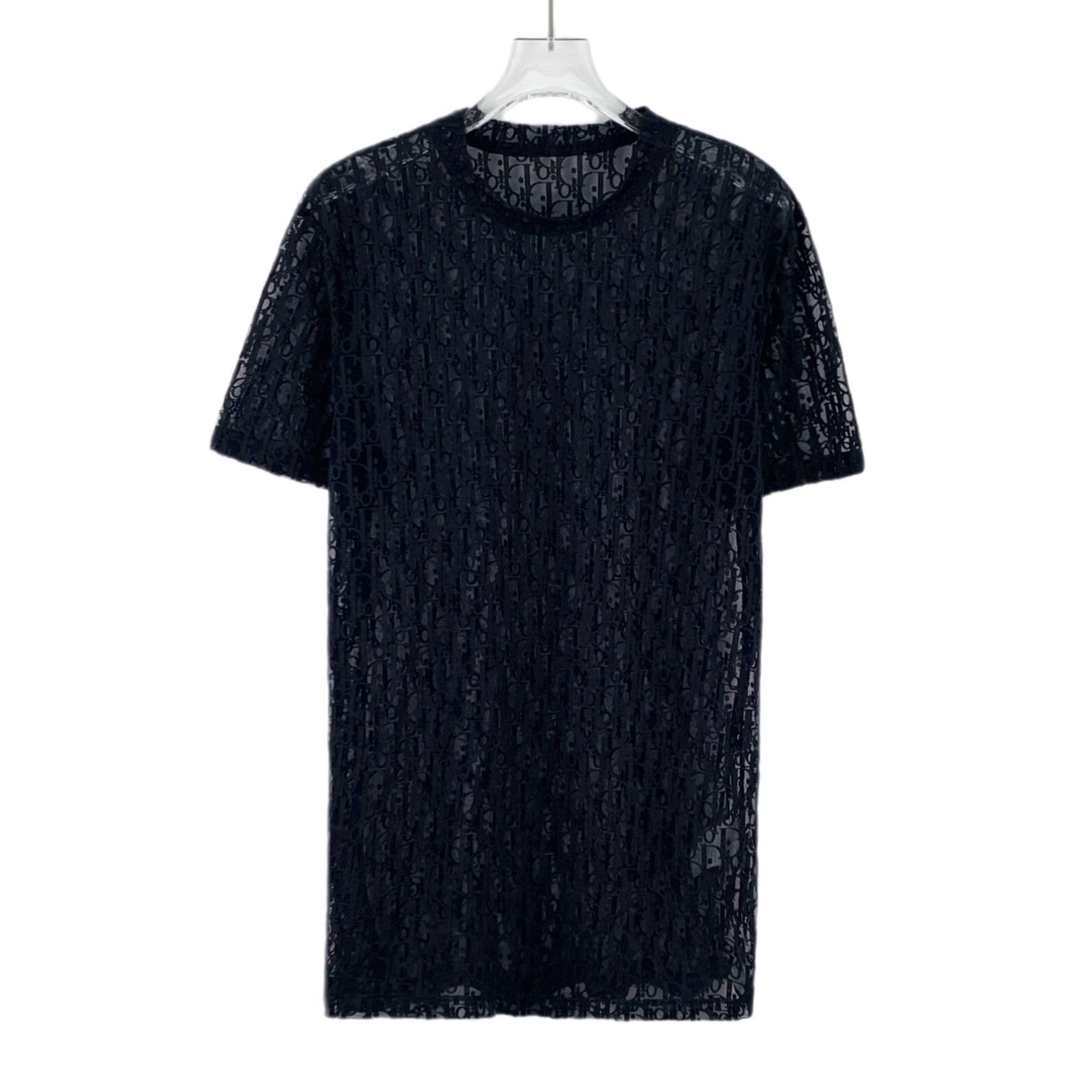 Dior Dior Oblique Jacquard Mesh T-Shirt S Size US S / EU 44-46 / 1 - 2 Thumbnail