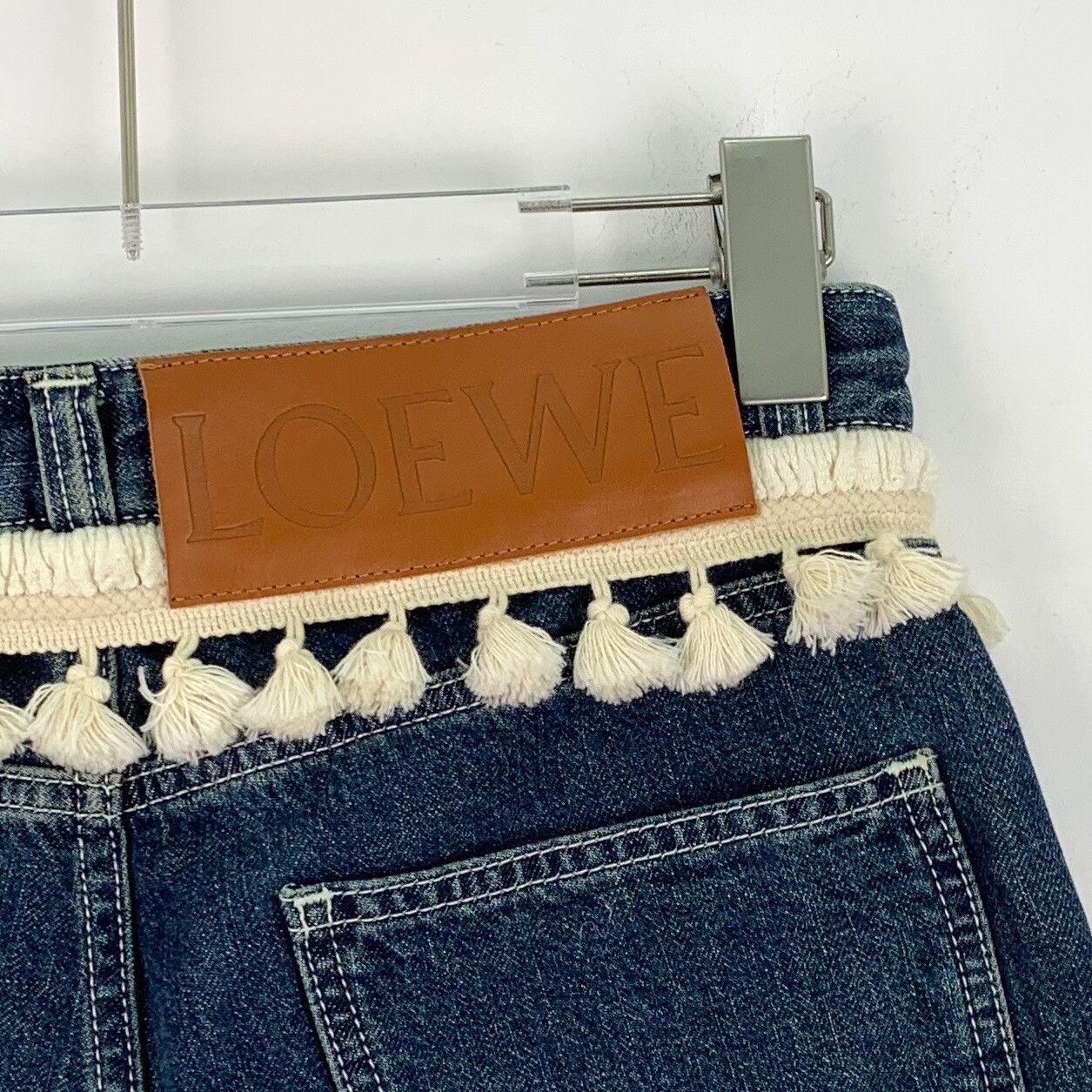 Loewe Loewe Tassel Trim Denim Jeans 36 Size 26" / US 2 / IT 38 - 6 Thumbnail