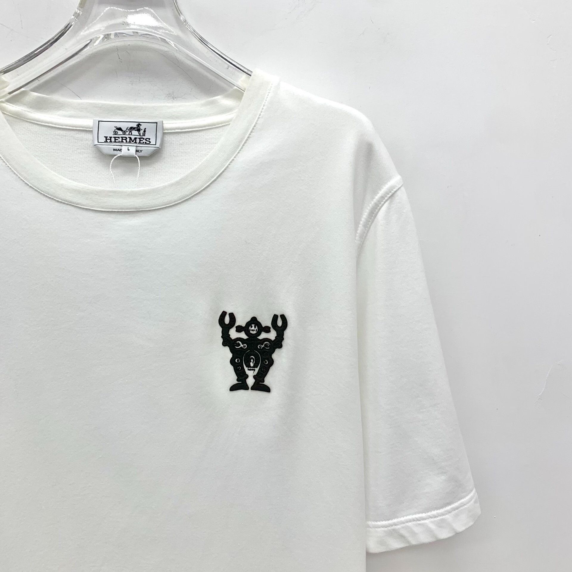 Hermes Hermes Robot Patch T-Shirt Size L Size US L / EU 52-54 / 3 - 4 Thumbnail