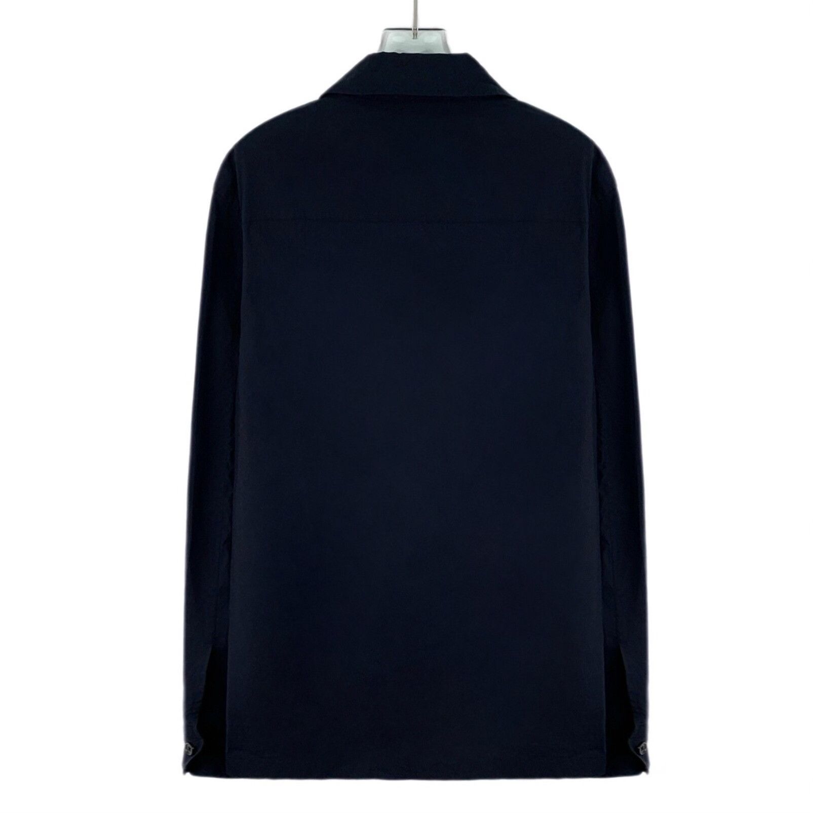 Z Zegna Zegna Navy Cotton Button Up Shirt M Size US M / EU 48-50 / 2 - 3 Thumbnail