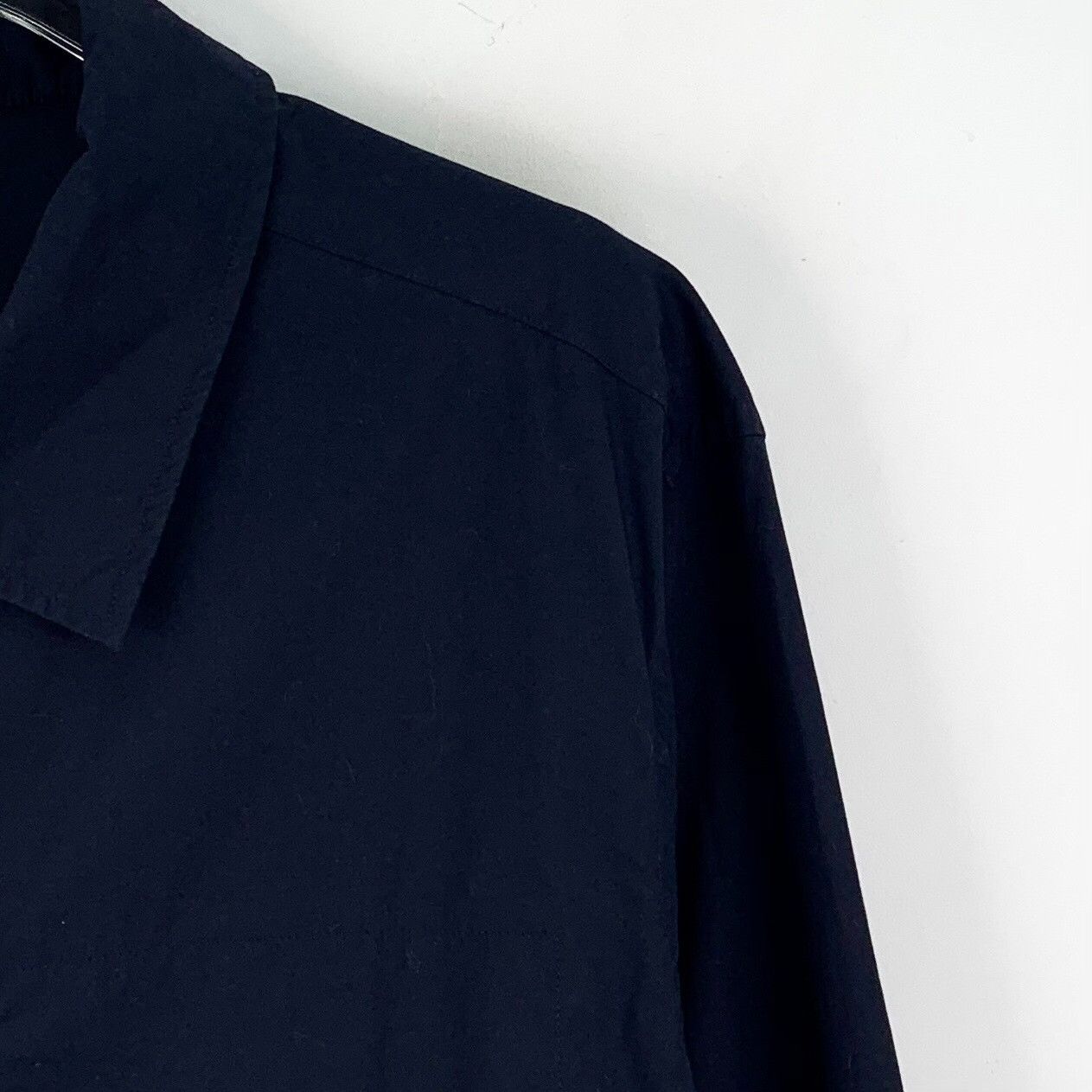 Z Zegna Zegna Navy Cotton Button Up Shirt M Size US M / EU 48-50 / 2 - 4 Thumbnail
