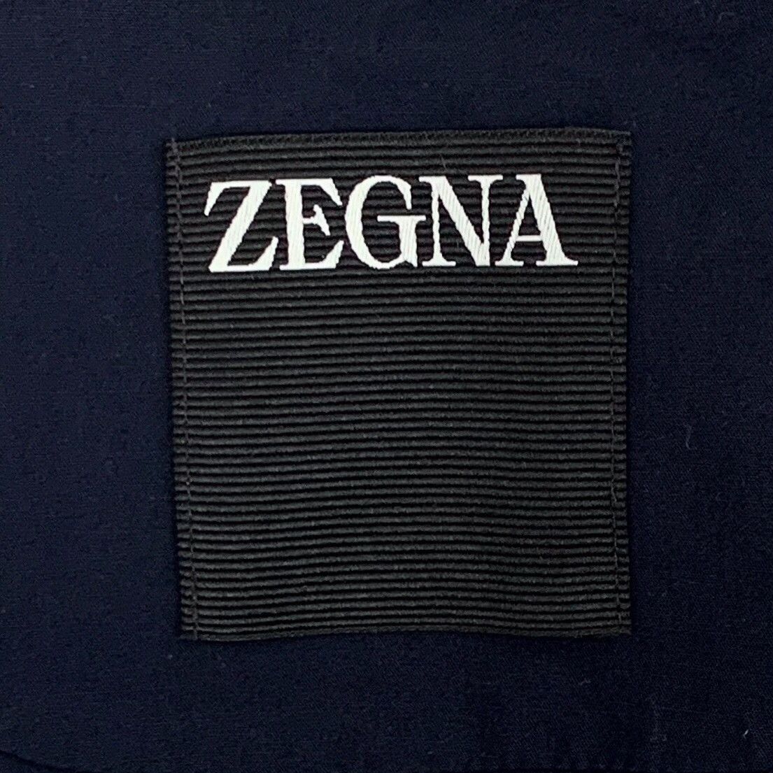 Z Zegna Zegna Navy Cotton Button Up Shirt M Size US M / EU 48-50 / 2 - 6 Thumbnail