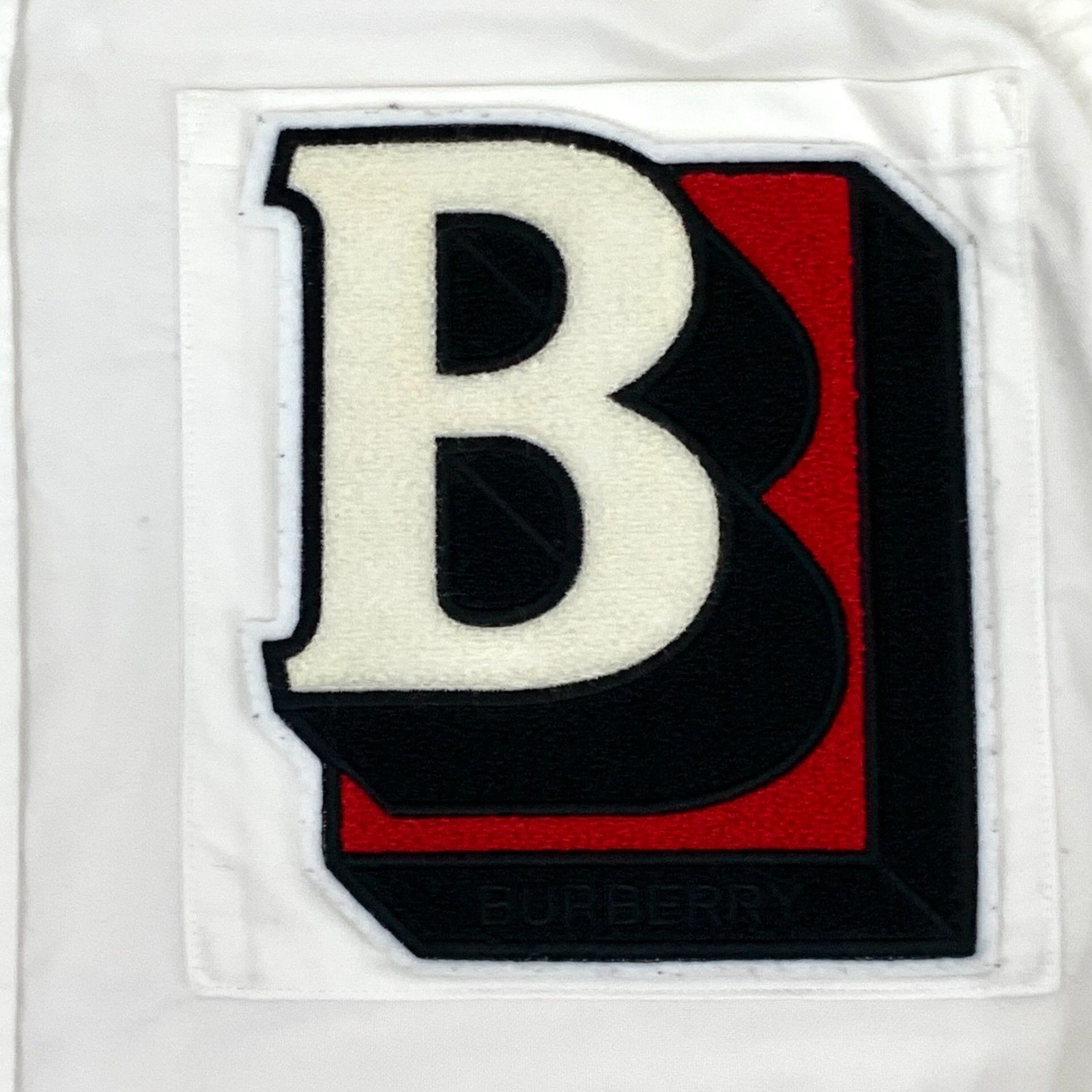 Burberry Burberry Embroidered B Logo Oxford Shirt White L Size US L / EU 52-54 / 3 - 6 Thumbnail