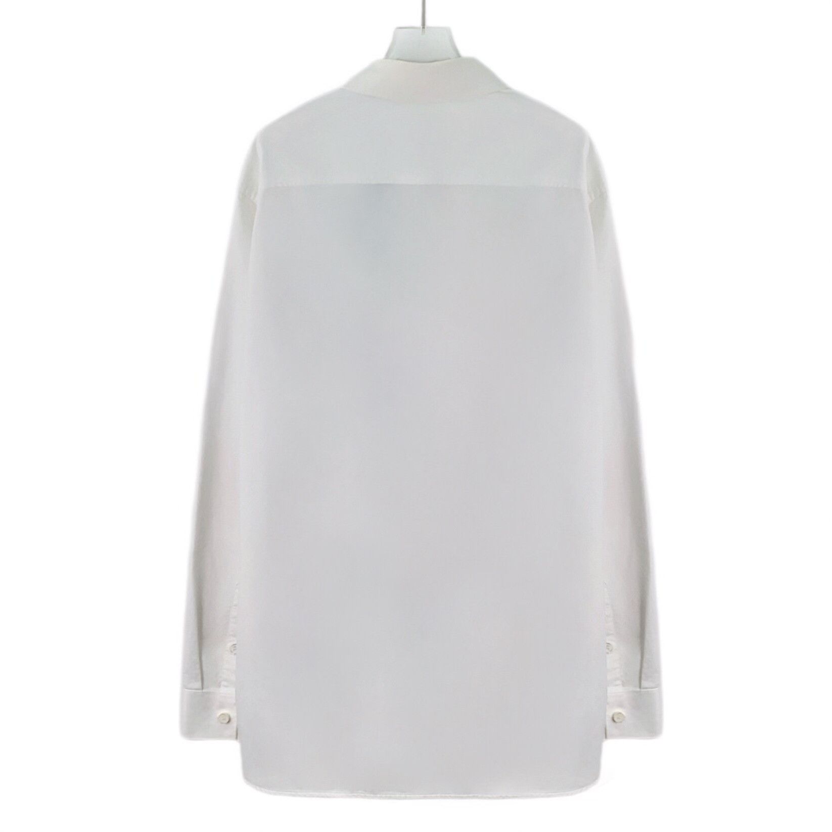 Burberry Burberry Embroidered B Logo Oxford Shirt White L Size US L / EU 52-54 / 3 - 3 Thumbnail