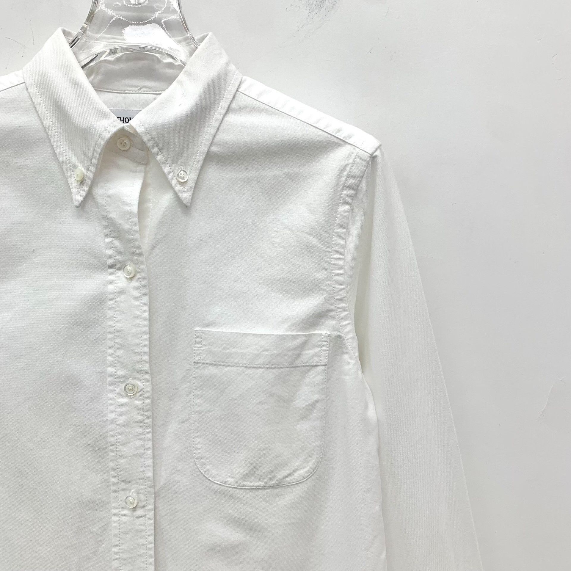 Thom Browne Thom Browne White Cotton Shirt Dress 36 Size XS / US 0-2 / IT 36-38 - 4 Thumbnail