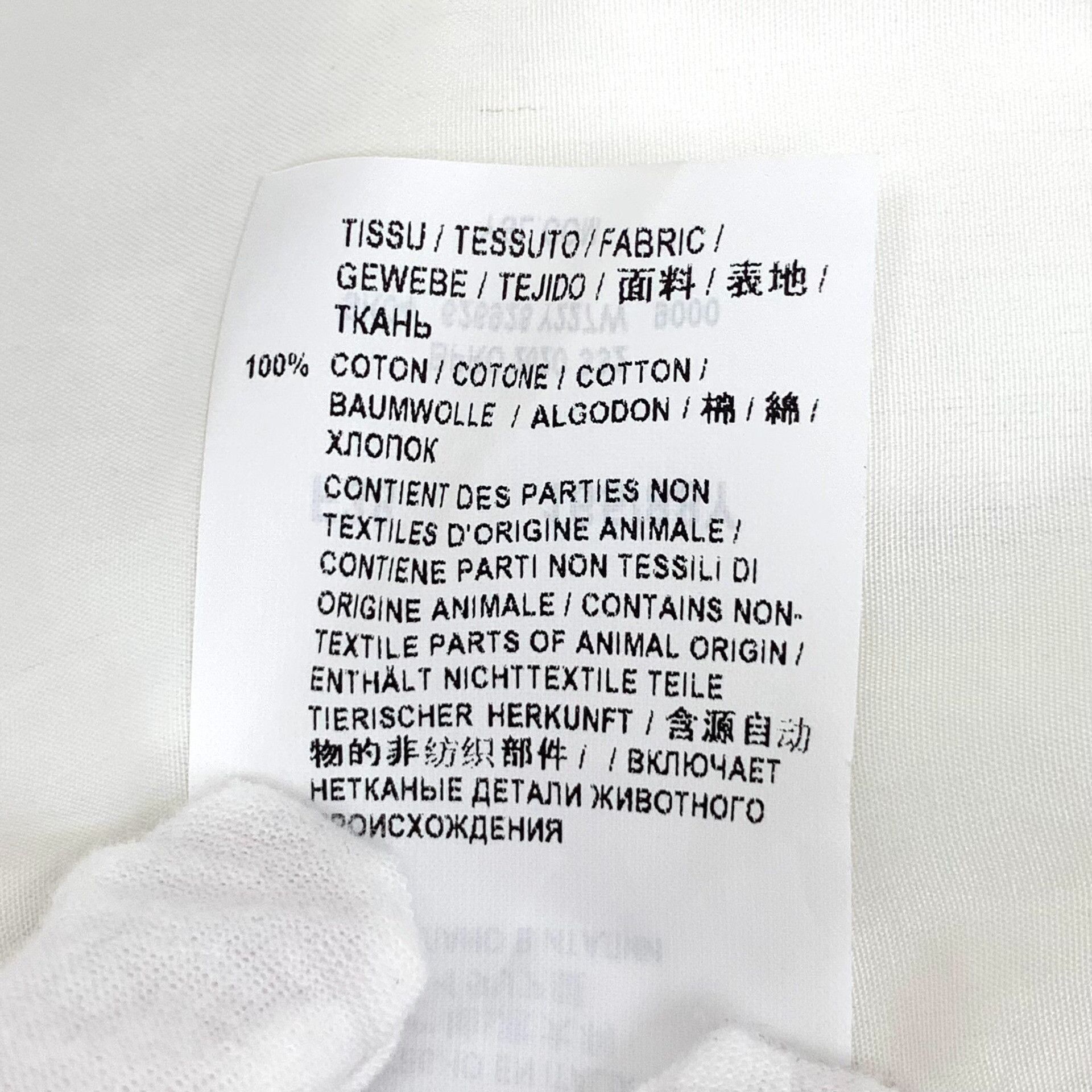 Saint Laurent Paris Saint Laurent White Cotton Long Sleeve Shirt S Size US S / EU 44-46 / 1 - 8 Thumbnail