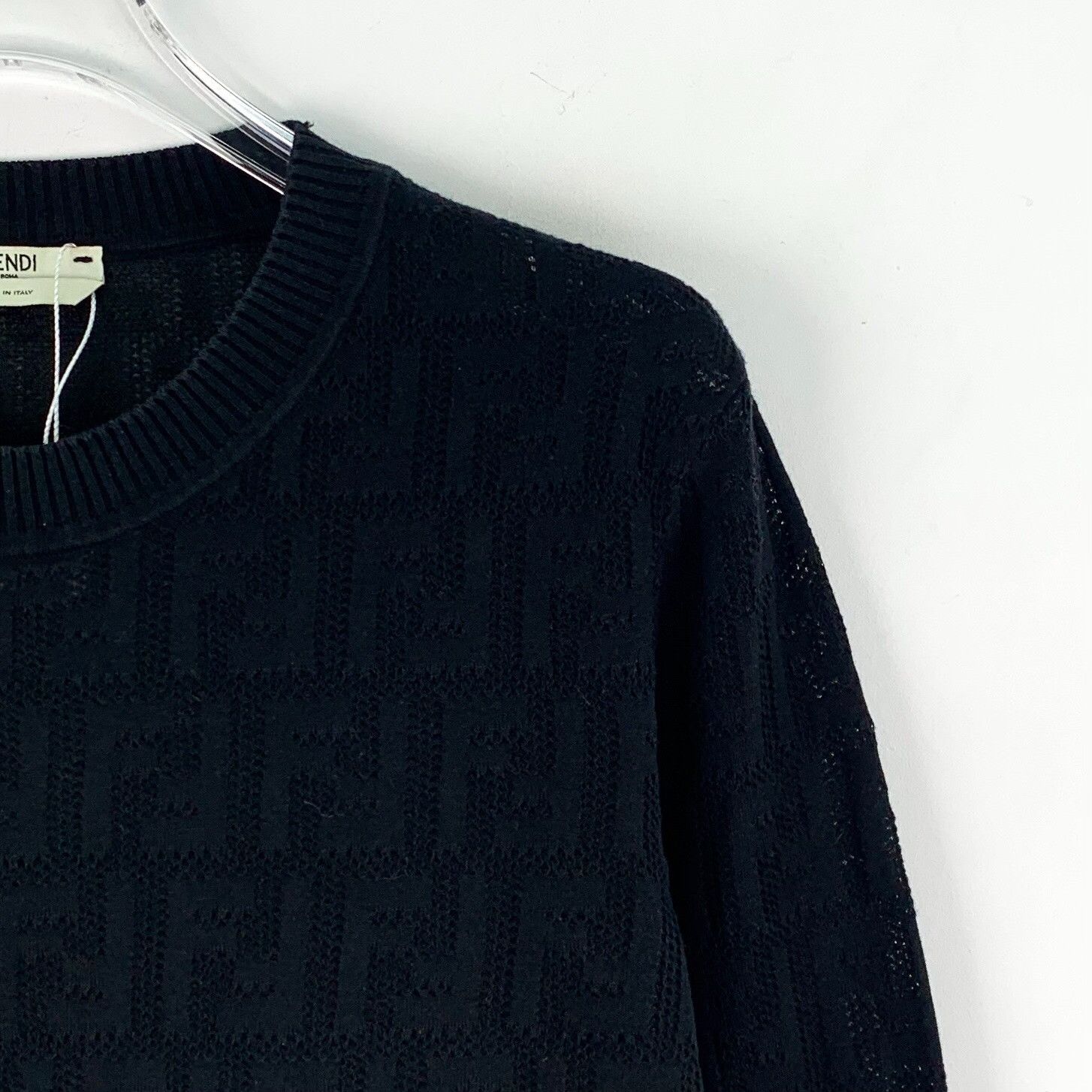Fendi Fendi Monogram Crewneck Sweater Size M Size US M / EU 48-50 / 2 - 4 Thumbnail